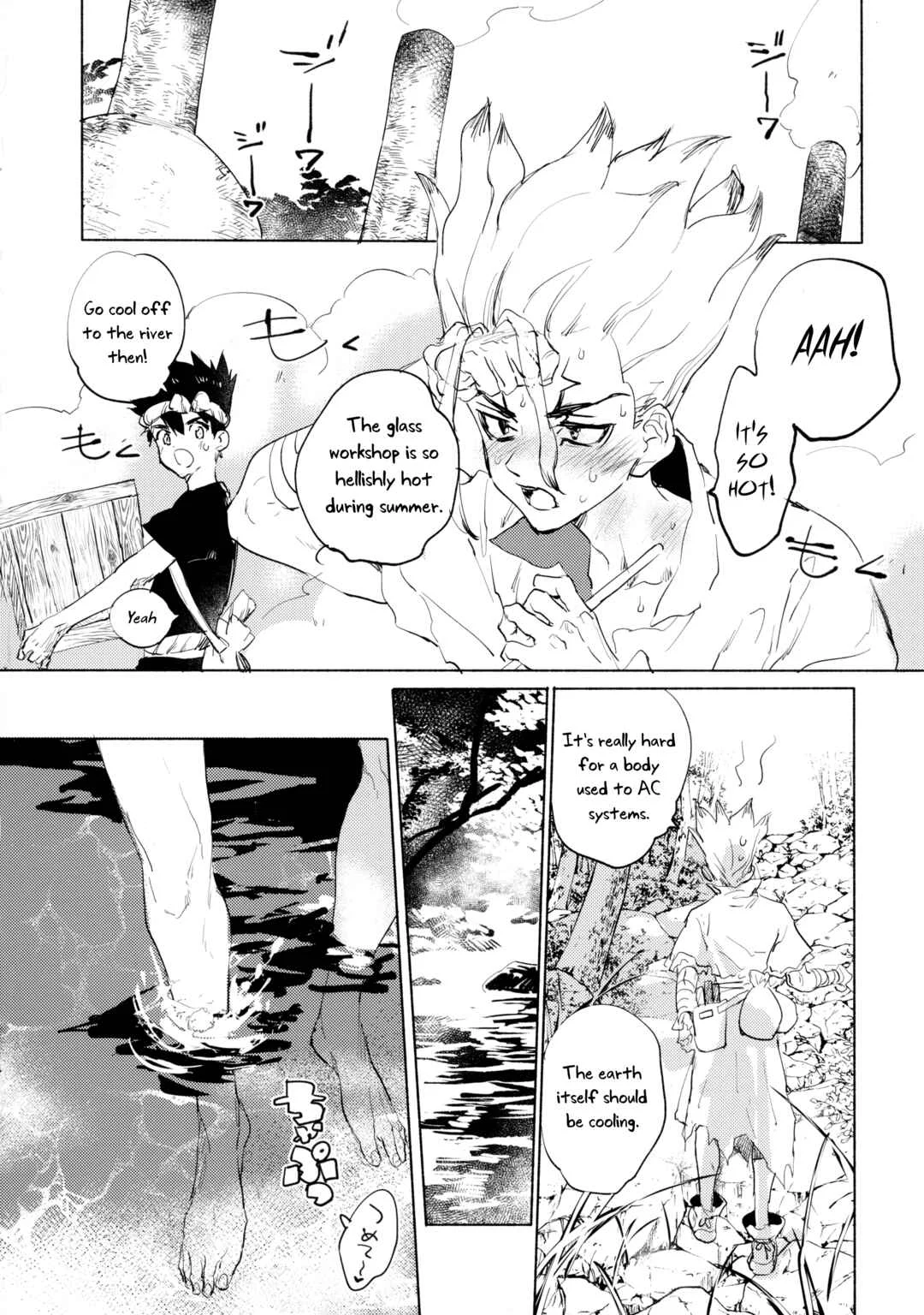 Dr.STONE - Sekki Sekai de Mabushii Natsu (Doujinshi) Chapter 1 - Page 13