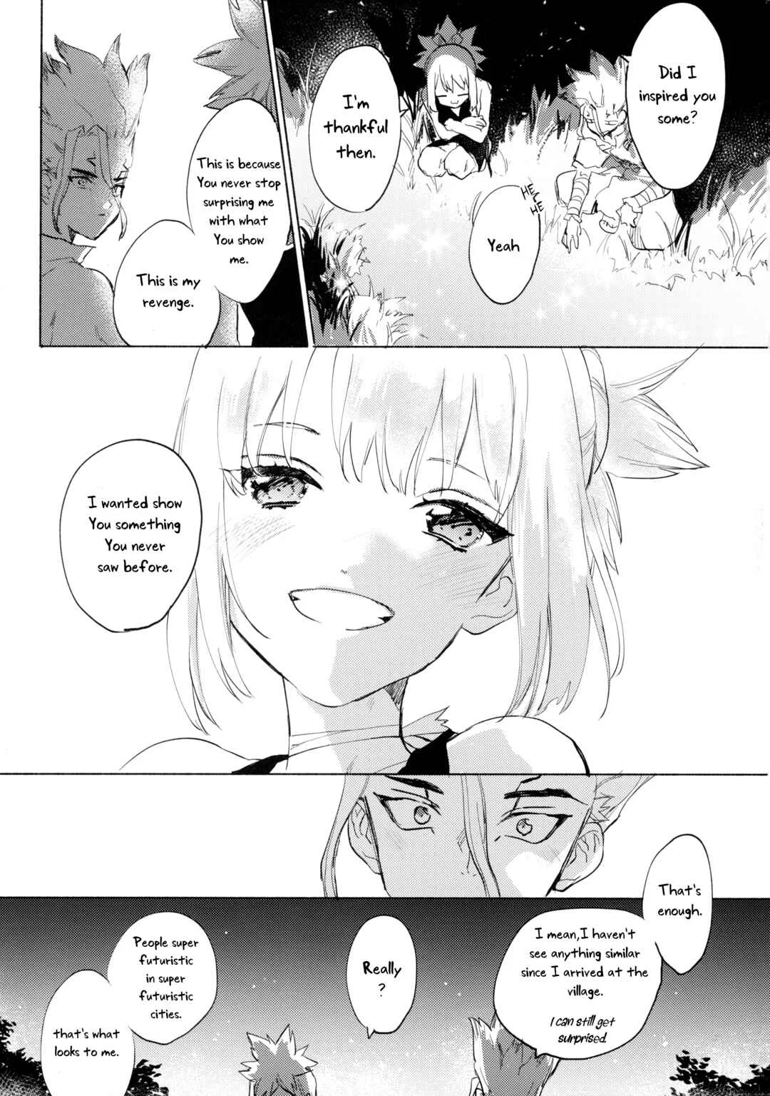 Dr.STONE - Sekki Sekai de Mabushii Natsu (Doujinshi) Chapter 1 - Page 22
