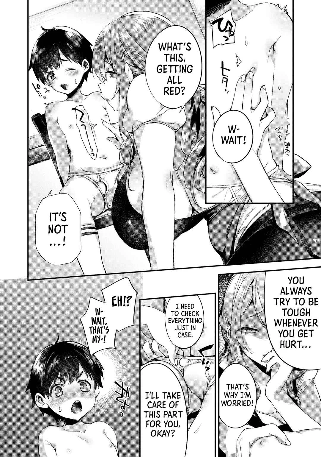 Ecchi na Onee-san ga Shounen ni Itazura shichau Oneshota Chapter 1: The Overwhelming Housekeeper - Page 6