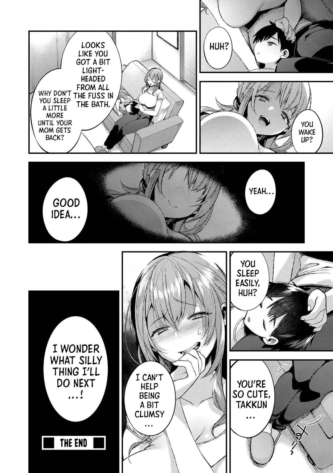 Ecchi na Onee-san ga Shounen ni Itazura shichau Oneshota Chapter 1: The Overwhelming Housekeeper - Page 16