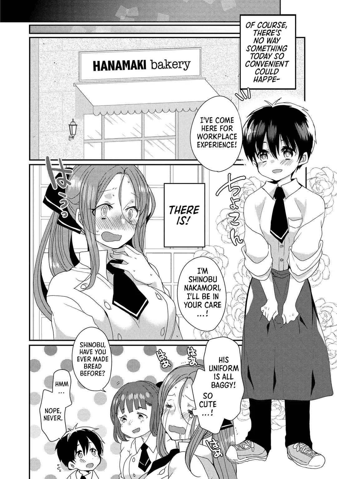 Ecchi na Onee-san ga Shounen ni Itazura shichau Oneshota Chapter 3: The Bakery Lady - Page 4