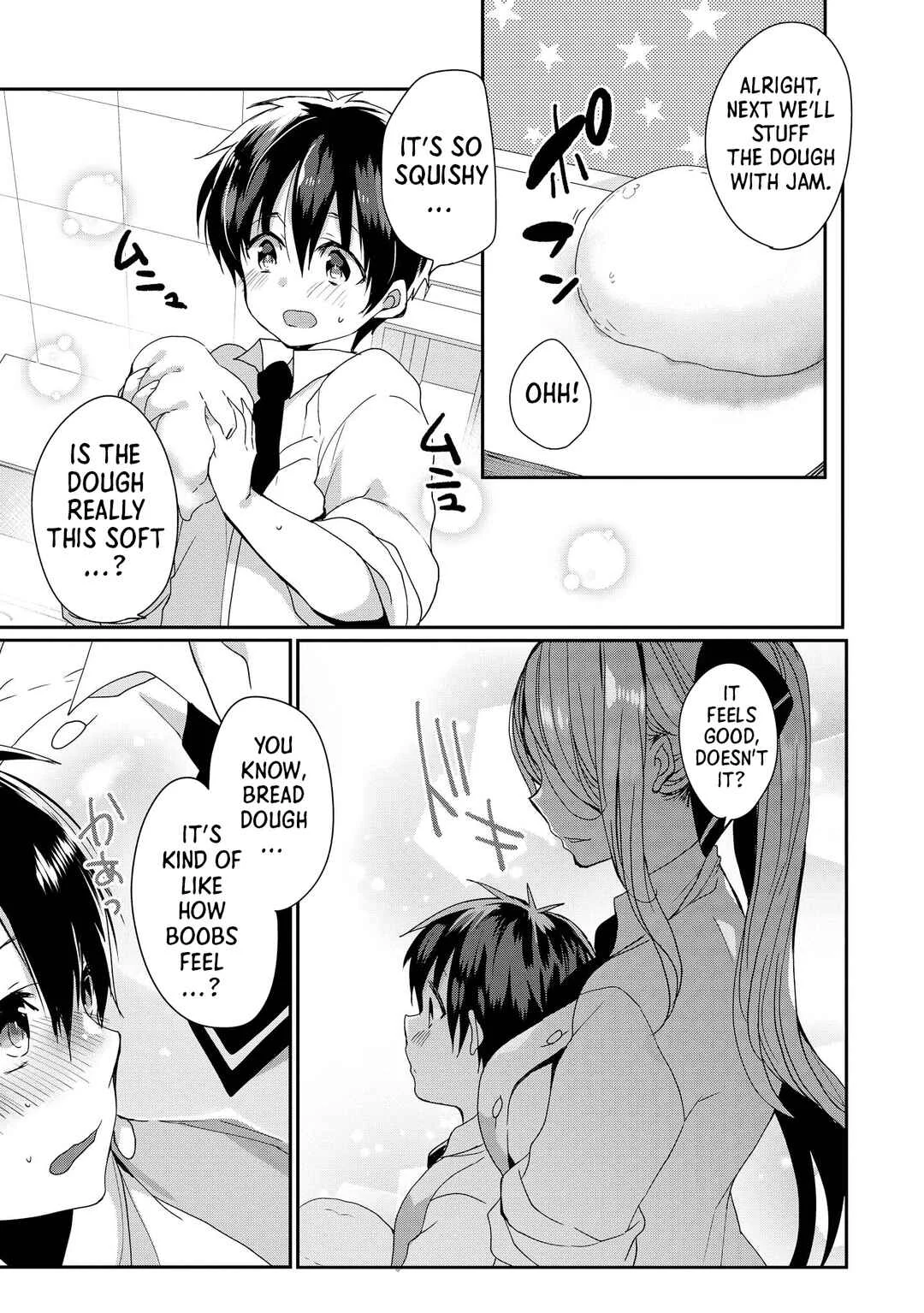 Ecchi na Onee-san ga Shounen ni Itazura shichau Oneshota Chapter 3: The Bakery Lady - Page 9
