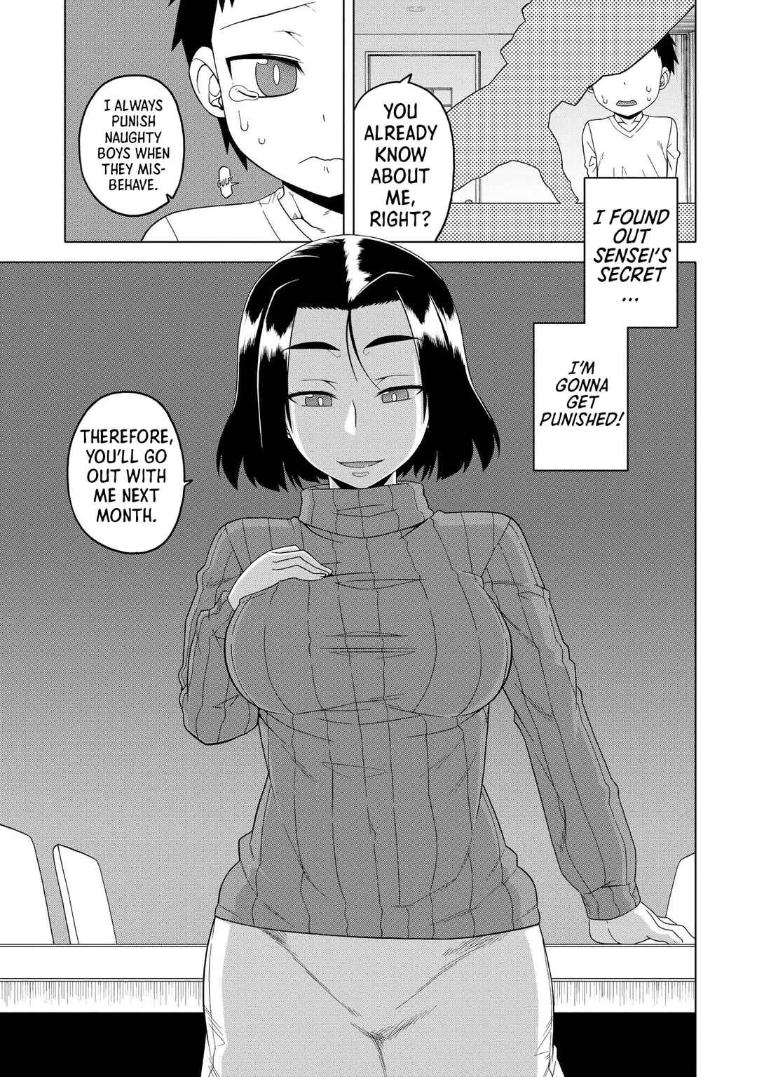 Ecchi na Onee-san ga Shounen ni Itazura shichau Oneshota Chapter 4: Sensei’s Secret - Page 9