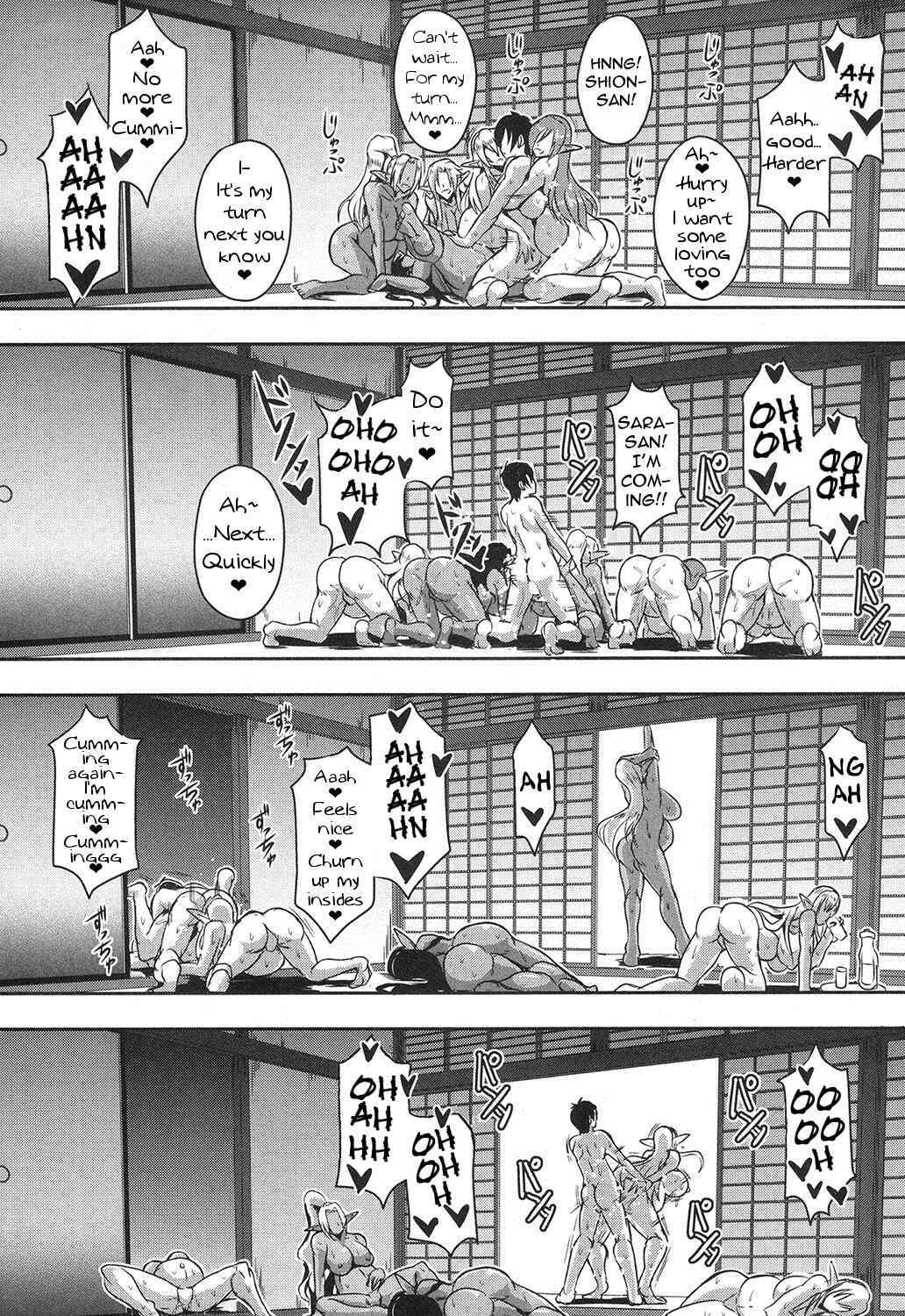 Elf Harem no Mori to Kozukuri Keiyaku Chapter 1: Oneshot - Page 38