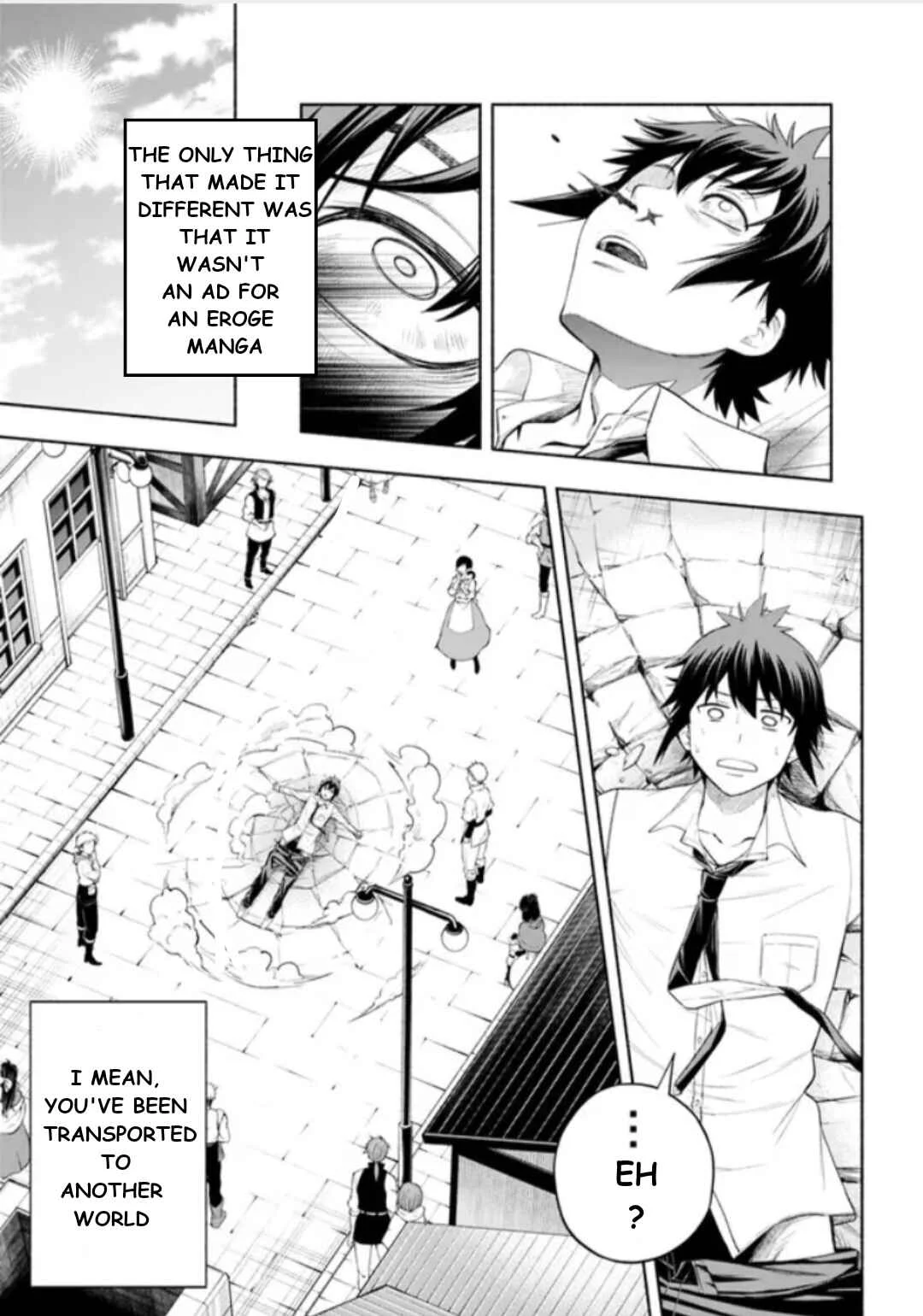 Eroge no Sekai de Slow Life: Issho ni Isekai Ten'i Shitekita Yarisaa no Daigakusei-tachi ni Tsuihou Sareta node, Henkyou de Muteki ni Natte Shin no Heroine-tachi to Yoroshiku Yarimasu Chapter 1 - Page 13