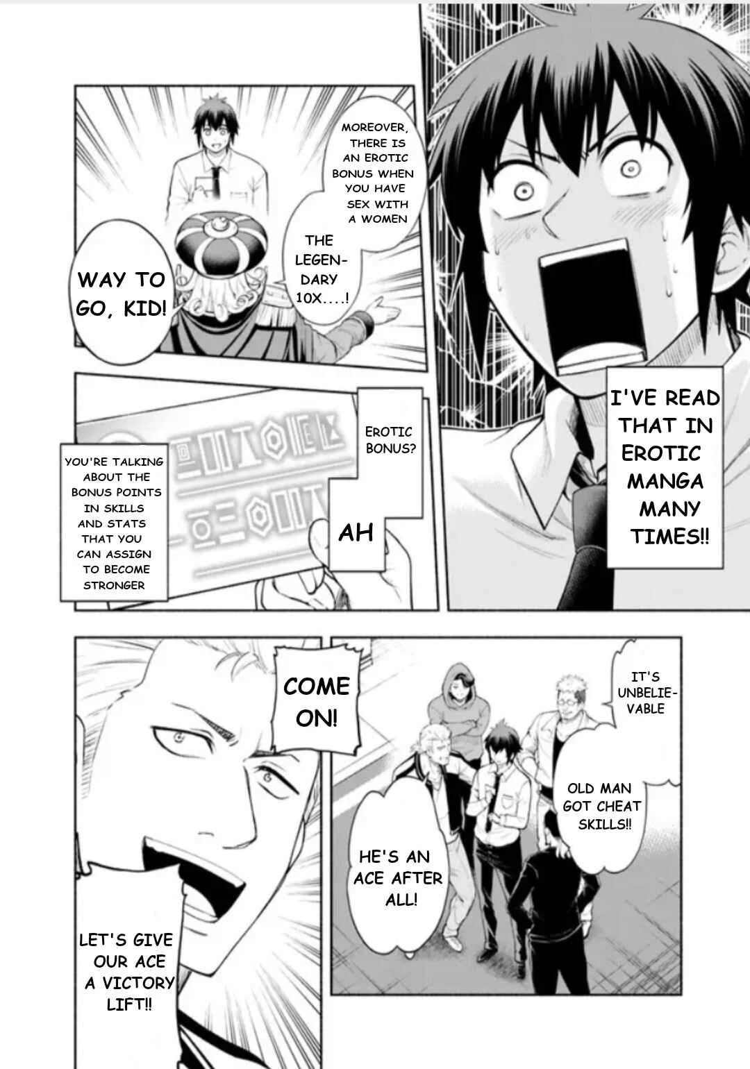 Eroge no Sekai de Slow Life: Issho ni Isekai Ten'i Shitekita Yarisaa no Daigakusei-tachi ni Tsuihou Sareta node, Henkyou de Muteki ni Natte Shin no Heroine-tachi to Yoroshiku Yarimasu Chapter 1 - Page 28