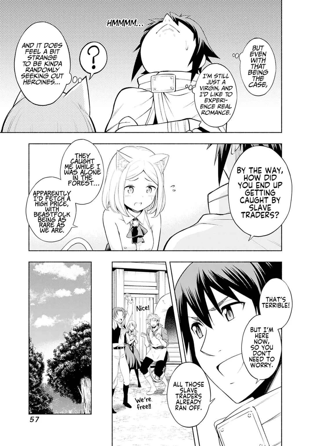 Eroge no Sekai de Slow Life: Issho ni Isekai Ten'i Shitekita Yarisaa no Daigakusei-tachi ni Tsuihou Sareta node, Henkyou de Muteki ni Natte Shin no Heroine-tachi to Yoroshiku Yarimasu Chapter 2 - Page 7