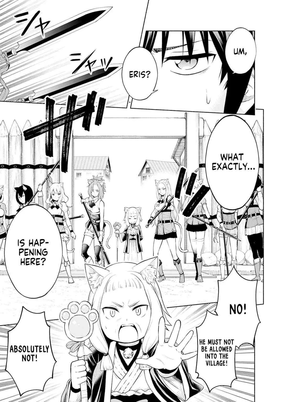 Eroge no Sekai de Slow Life: Issho ni Isekai Ten'i Shitekita Yarisaa no Daigakusei-tachi ni Tsuihou Sareta node, Henkyou de Muteki ni Natte Shin no Heroine-tachi to Yoroshiku Yarimasu Chapter 4 - Page 5