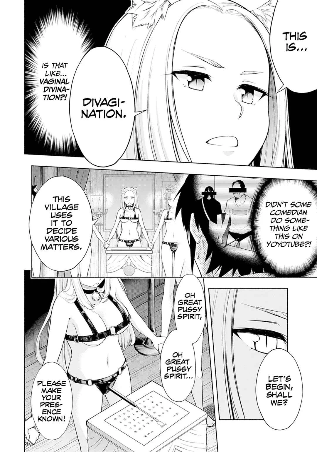 Eroge no Sekai de Slow Life: Issho ni Isekai Ten'i Shitekita Yarisaa no Daigakusei-tachi ni Tsuihou Sareta node, Henkyou de Muteki ni Natte Shin no Heroine-tachi to Yoroshiku Yarimasu Chapter 4 - Page 12