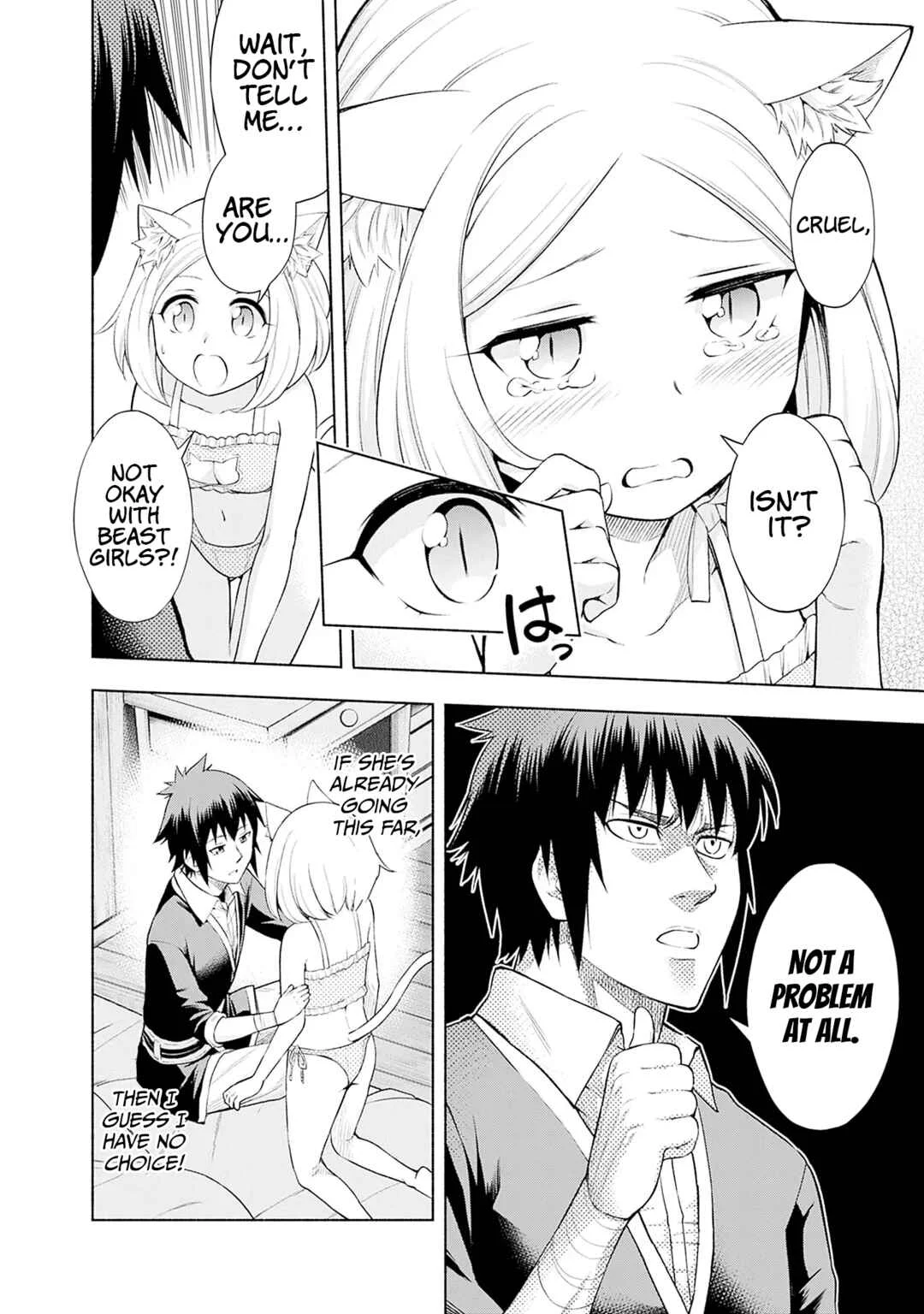 Eroge no Sekai de Slow Life: Issho ni Isekai Ten'i Shitekita Yarisaa no Daigakusei-tachi ni Tsuihou Sareta node, Henkyou de Muteki ni Natte Shin no Heroine-tachi to Yoroshiku Yarimasu Chapter 4 - Page 22