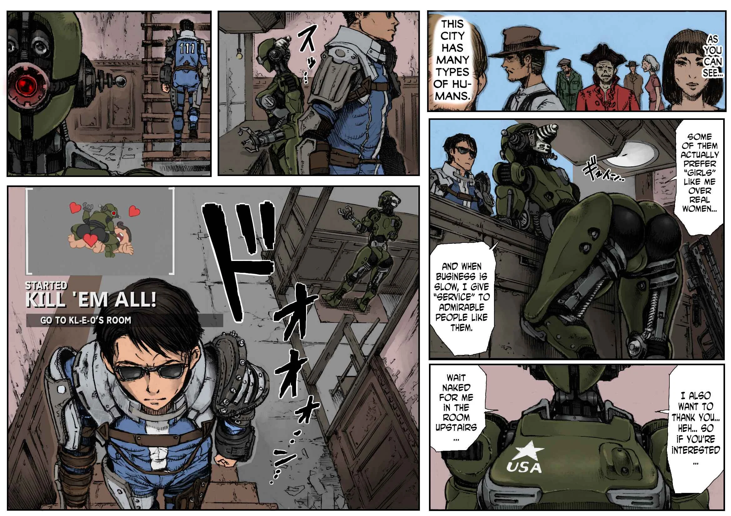Fallout - KILL'EM ALL! (Doujinshi) Chapter 1: KILL'EM ALL! [Colored] - Page 5