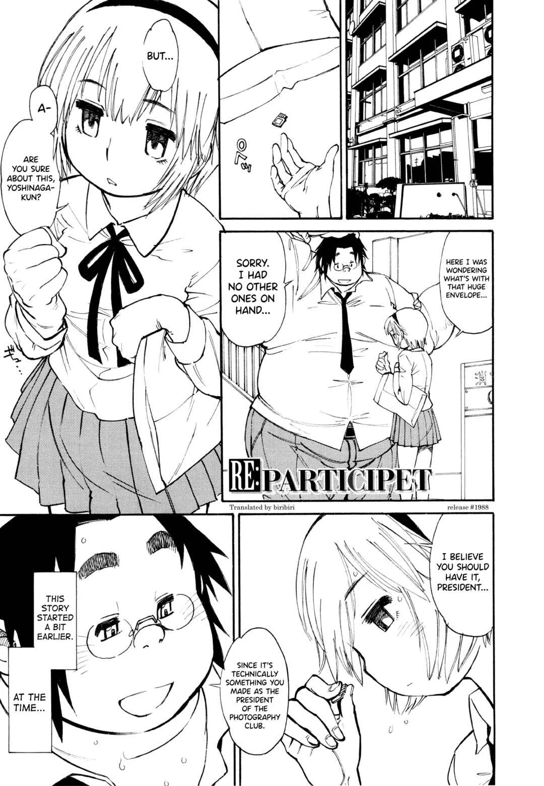 FAT BOY FAIRYTALE Chapter 4: RE:PARTICIPET #4 - Page 1