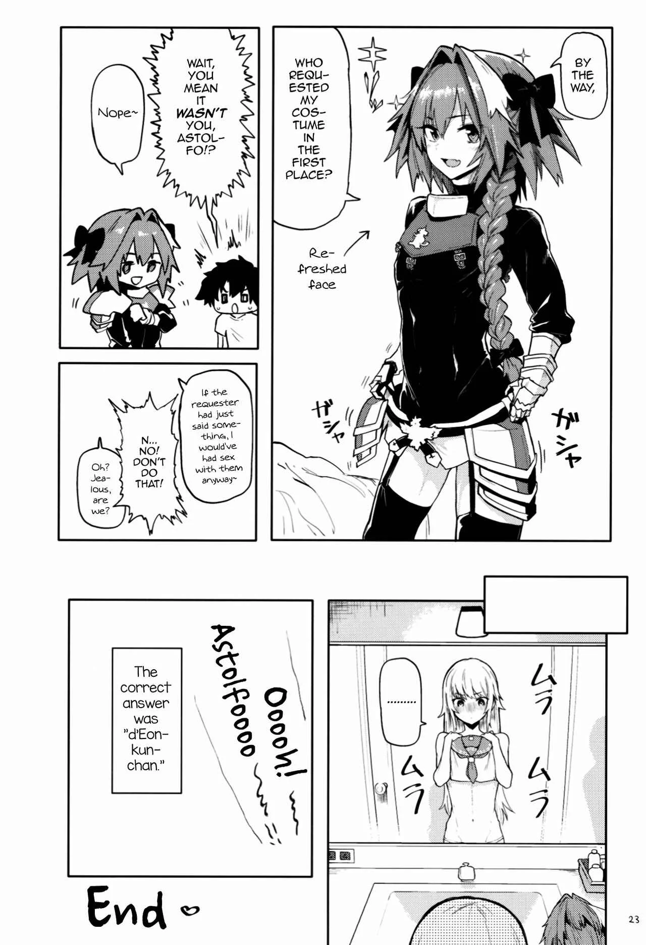 Fate/Grand Order - Astolfo x Astolfo (Doujinshi) Chapter 1: Oneshot - Page 23