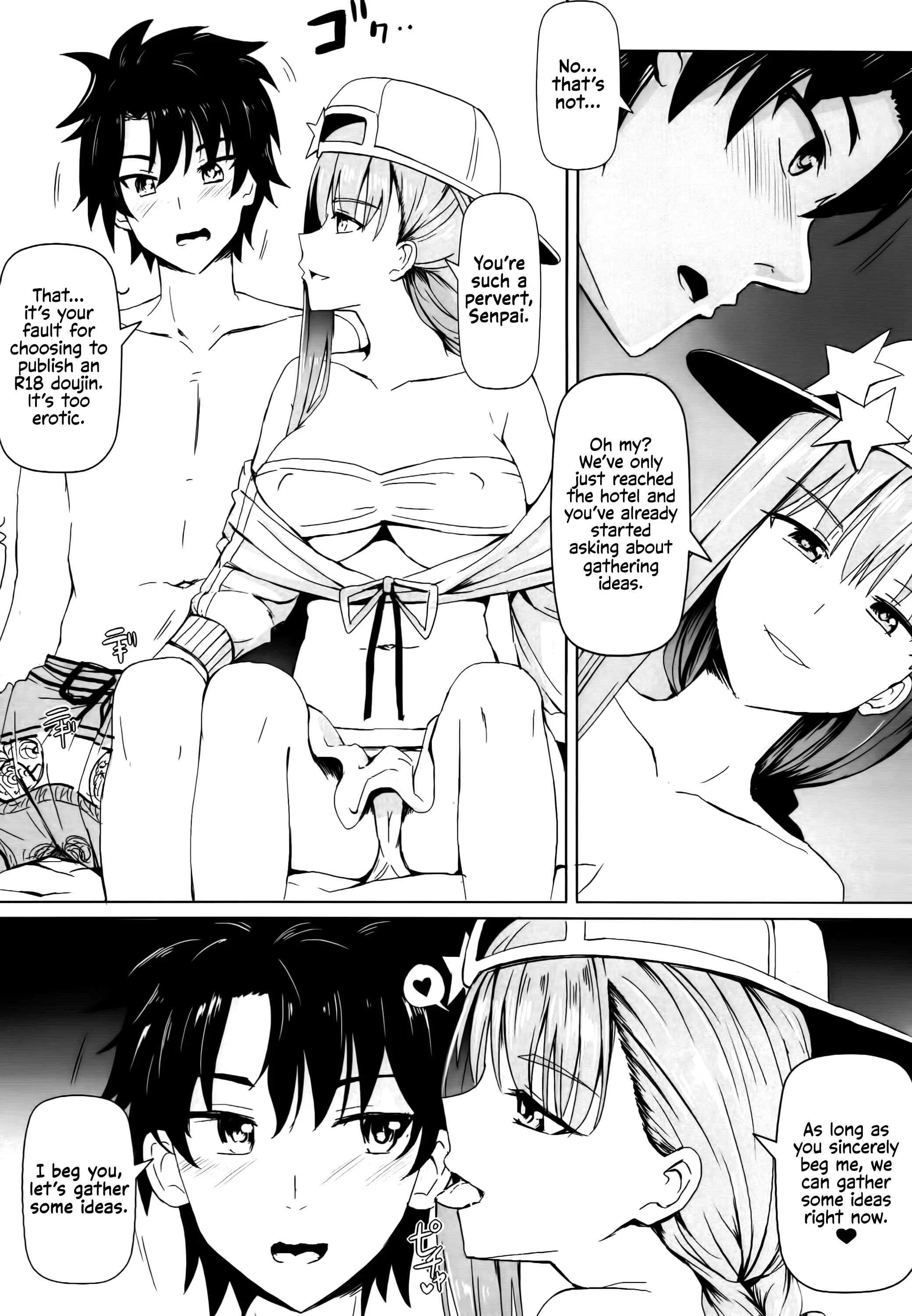 Fate/Grand Order - Boku to BB-chan no Doujin Shuzai (Doujinshi) Chapter 1 - Page 4