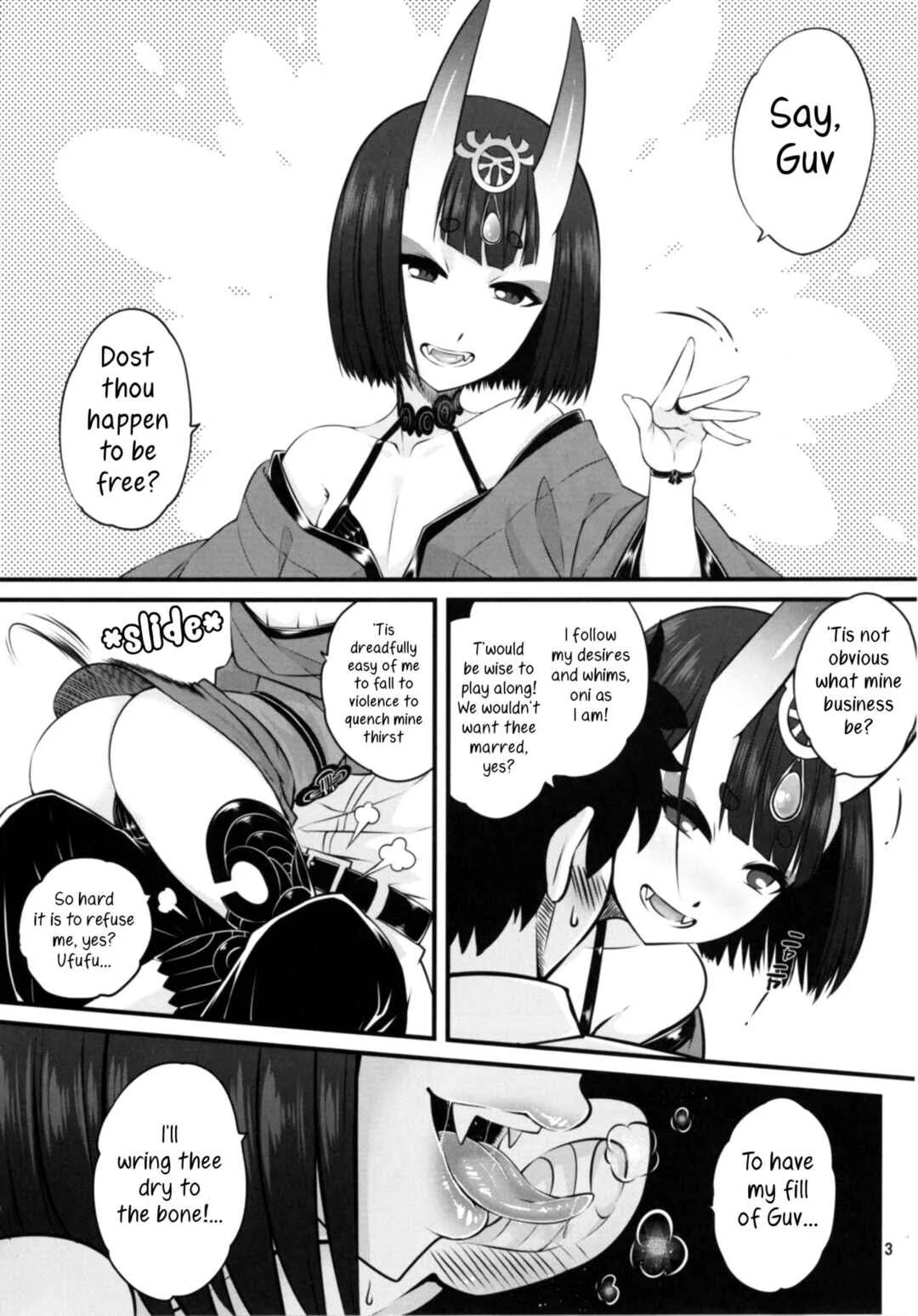 Fate/Grand Order - Naa Naa Danna-han Eroi Koto o Yarahenno (Doujinshi) Chapter 1 - Page 3