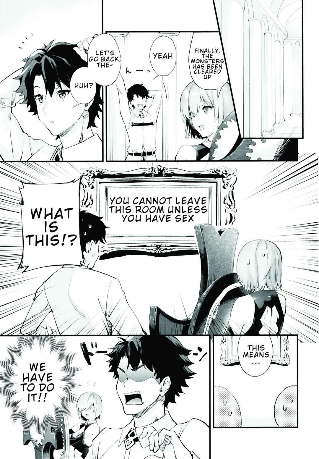Fate/Grand Order - Sex Shinai to Derarenai nara Shikatanai desu ne? (Doujinshi) Chapter 1 - Page 2