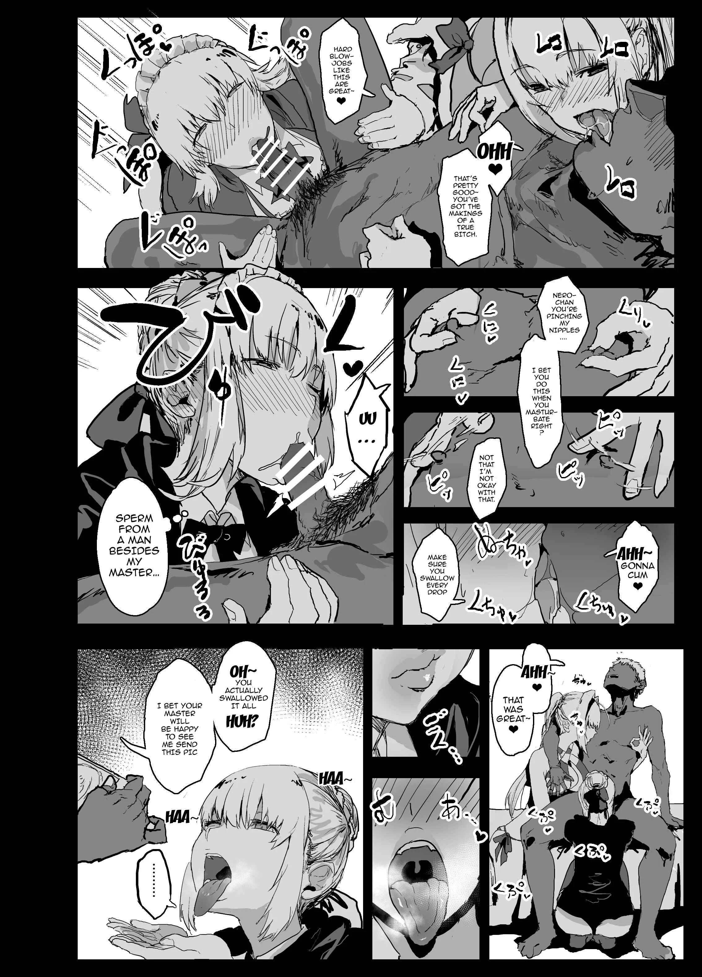 Fate/Grand Order - Yarichin Ni Gohoushi Sex Suru Nama Onaho To Seishori Maid Netorase Hon (Doujinshi) Chapter 1: Oneshot - Page 7