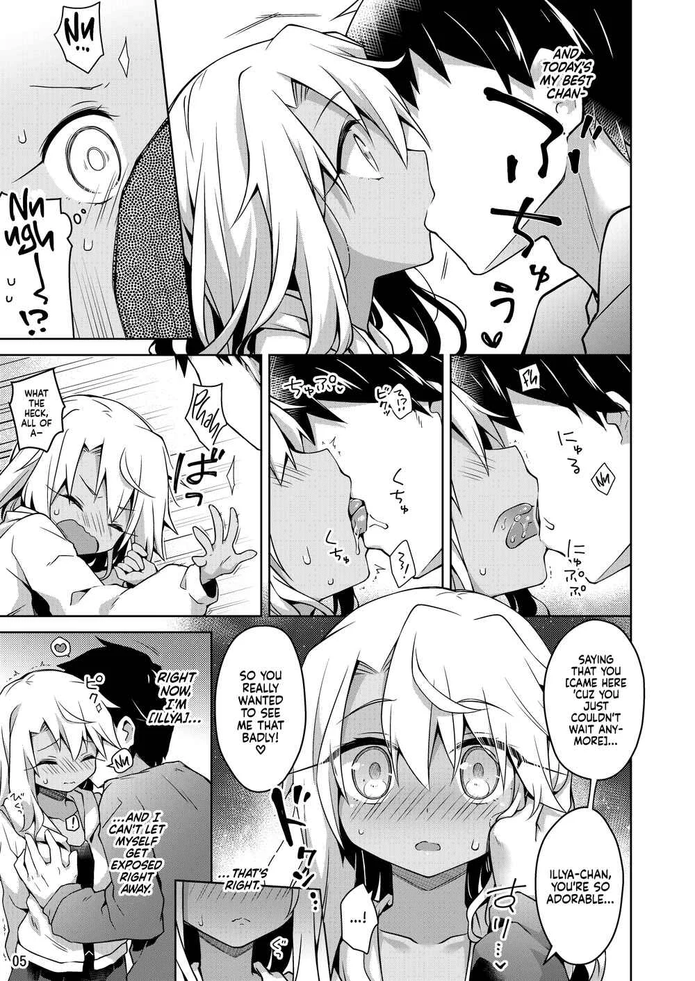 Fate/kaleid liner Prisma Illya - Illya to Ouchi de Ecchi Shitai!! (Doujinshi) Chapter 4: A Book About Chloe Pretending To Be Illya And Ending up Having Sex - Page 5