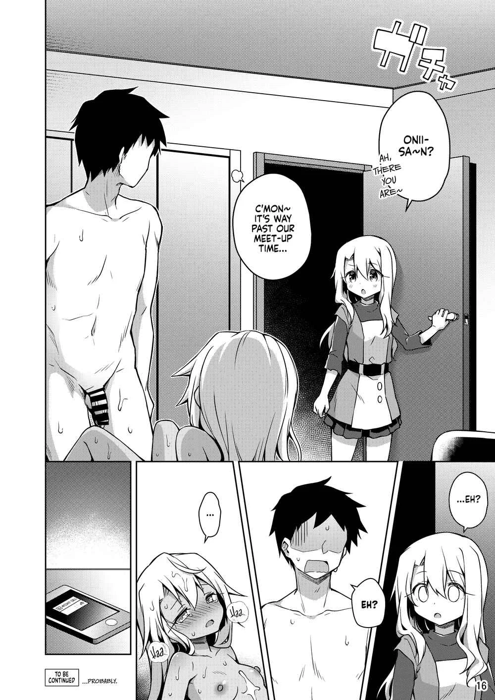 Fate/kaleid liner Prisma Illya - Illya to Ouchi de Ecchi Shitai!! (Doujinshi) Chapter 4: A Book About Chloe Pretending To Be Illya And Ending up Having Sex - Page 16