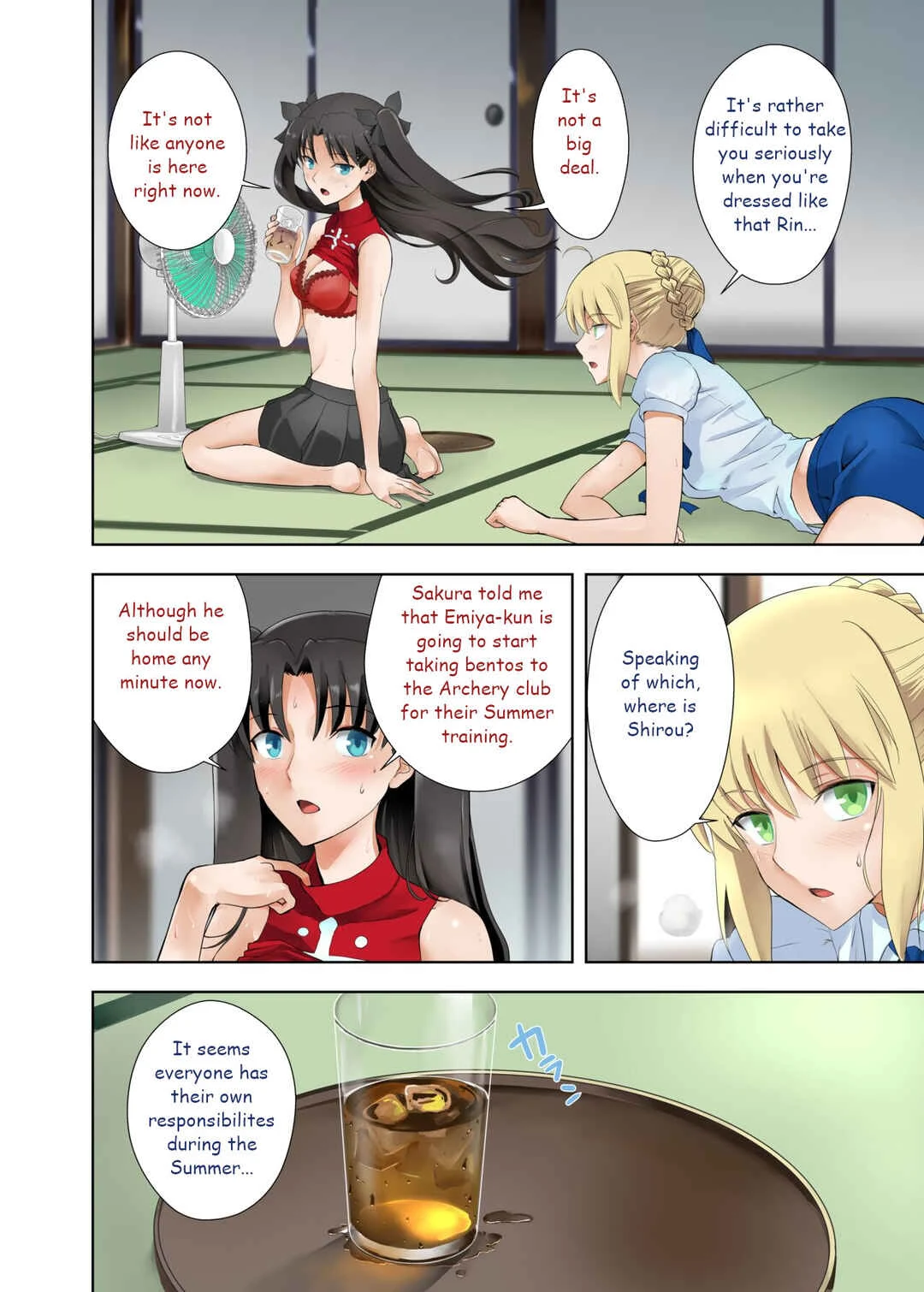 Fate/Stay Night - SABER COMPLEX (Doujinshi) Chapter 1 - Page 2