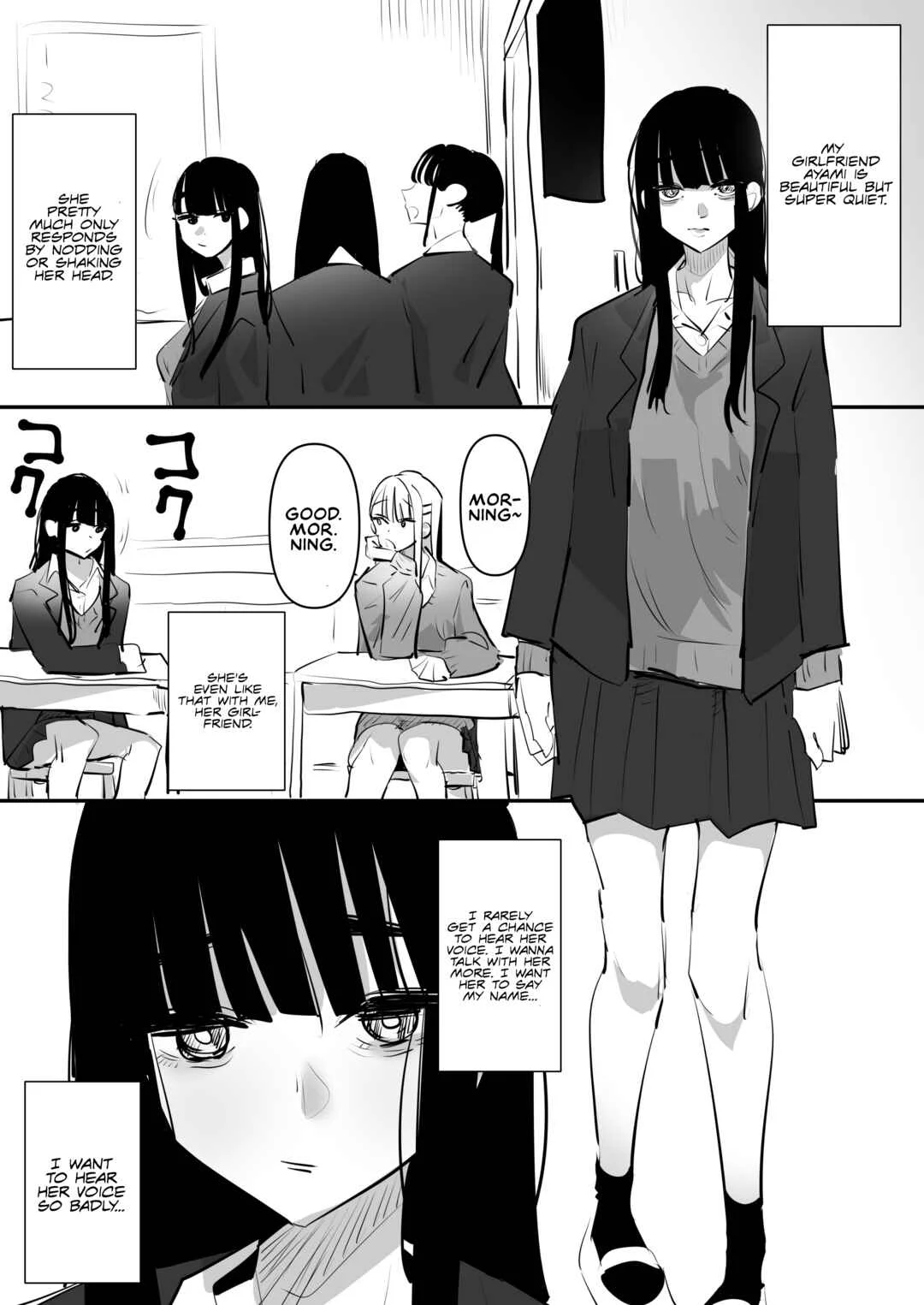 Forcing Myself on My Mute Girlfriend Because I Wanna Hear Her Voice Chapter 1 - Page 1