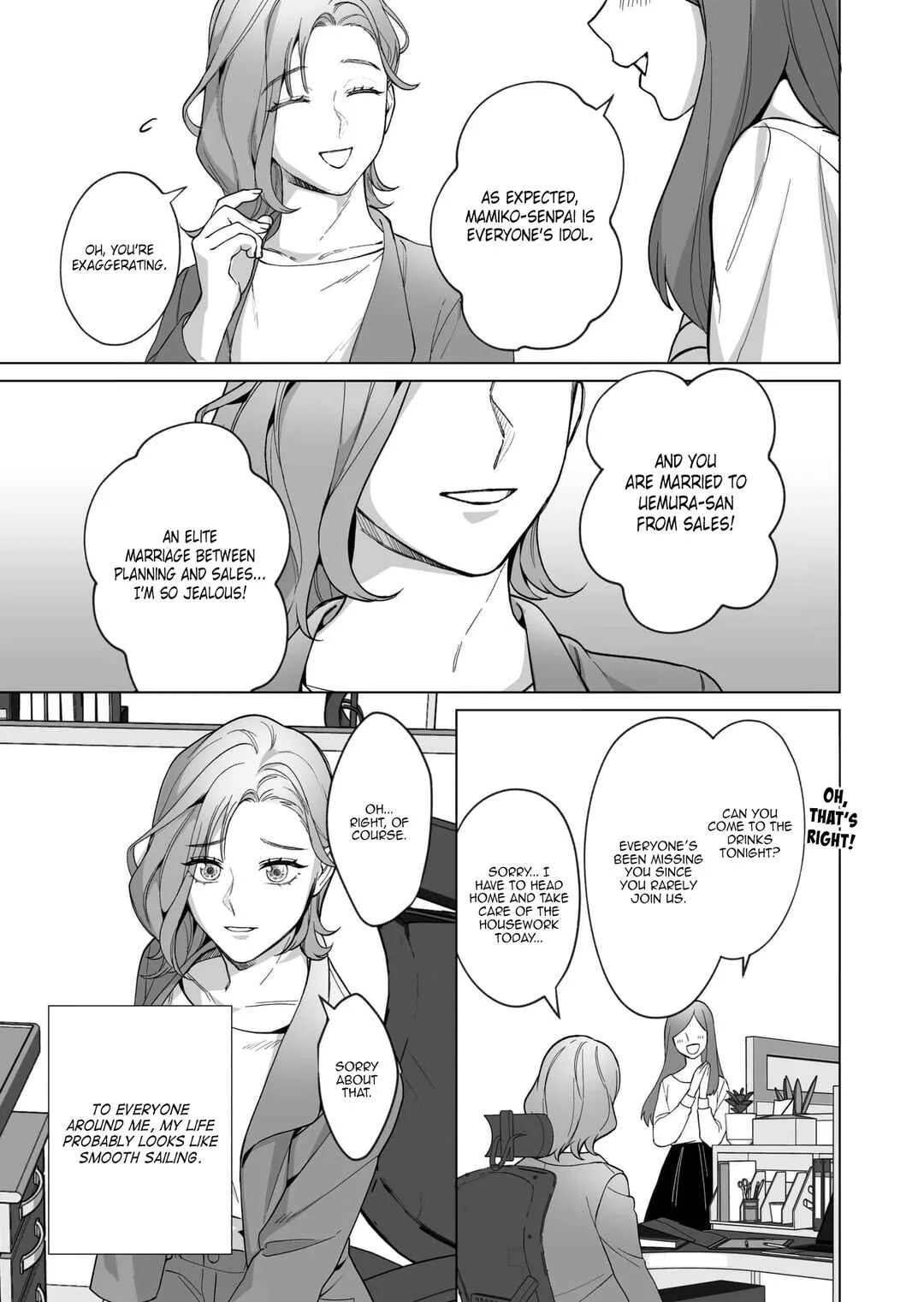 Fukushuu Doumei - Sare Tsuma to Aijin wa Kuzu Danna o Seisai Suru Chapter 1 - Page 5