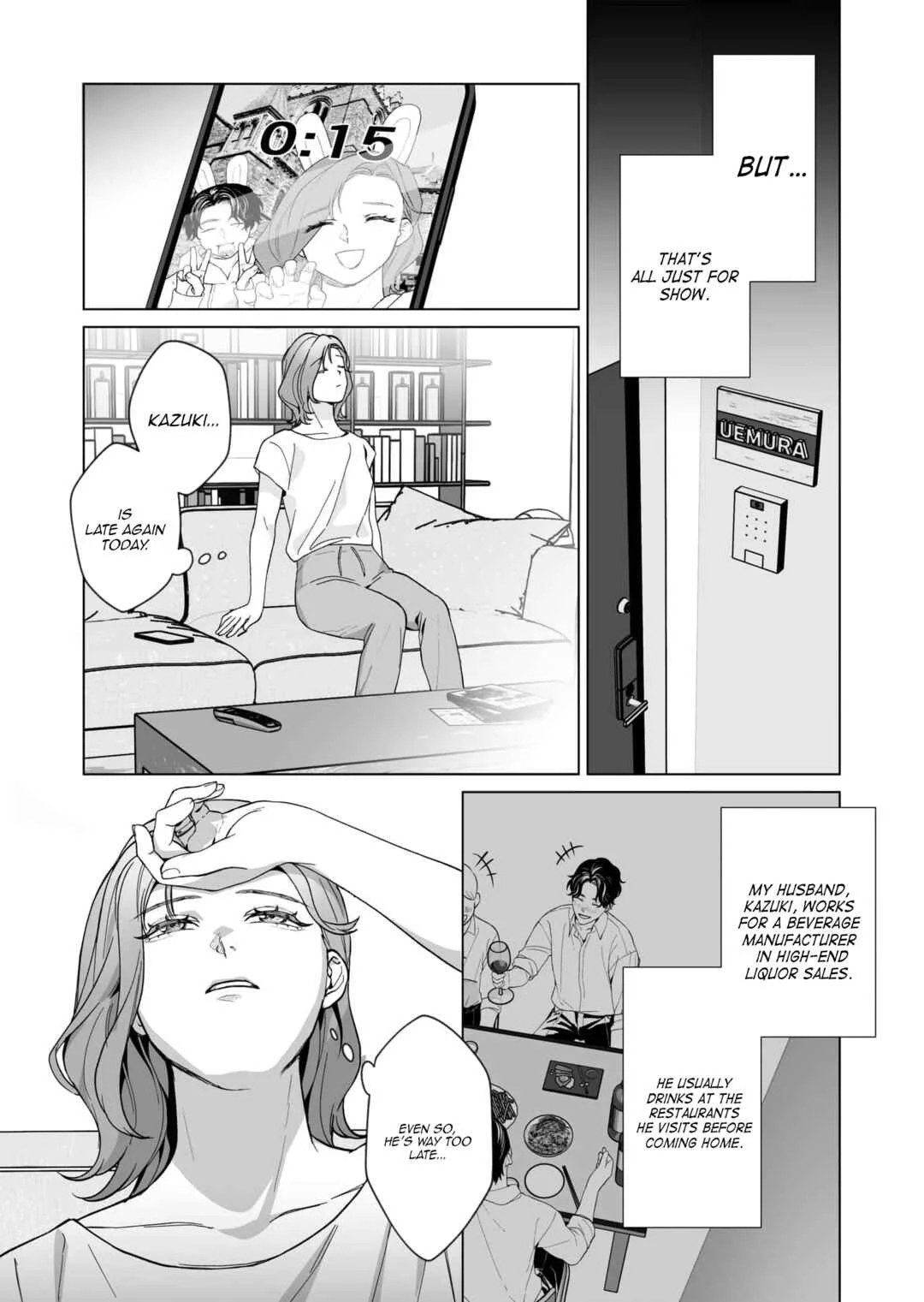 Fukushuu Doumei - Sare Tsuma to Aijin wa Kuzu Danna o Seisai Suru Chapter 1 - Page 6