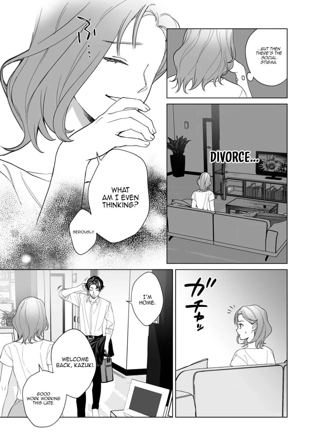 Fukushuu Doumei - Sare Tsuma to Aijin wa Kuzu Danna o Seisai Suru Chapter 1 - Page 9