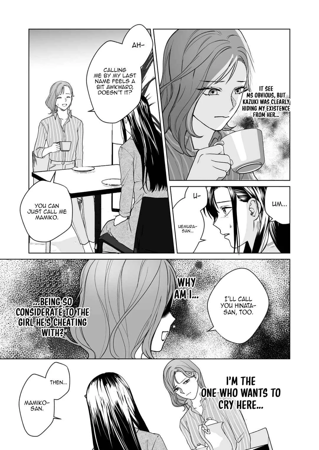 Fukushuu Doumei - Sare Tsuma to Aijin wa Kuzu Danna o Seisai Suru Chapter 2 - Page 7