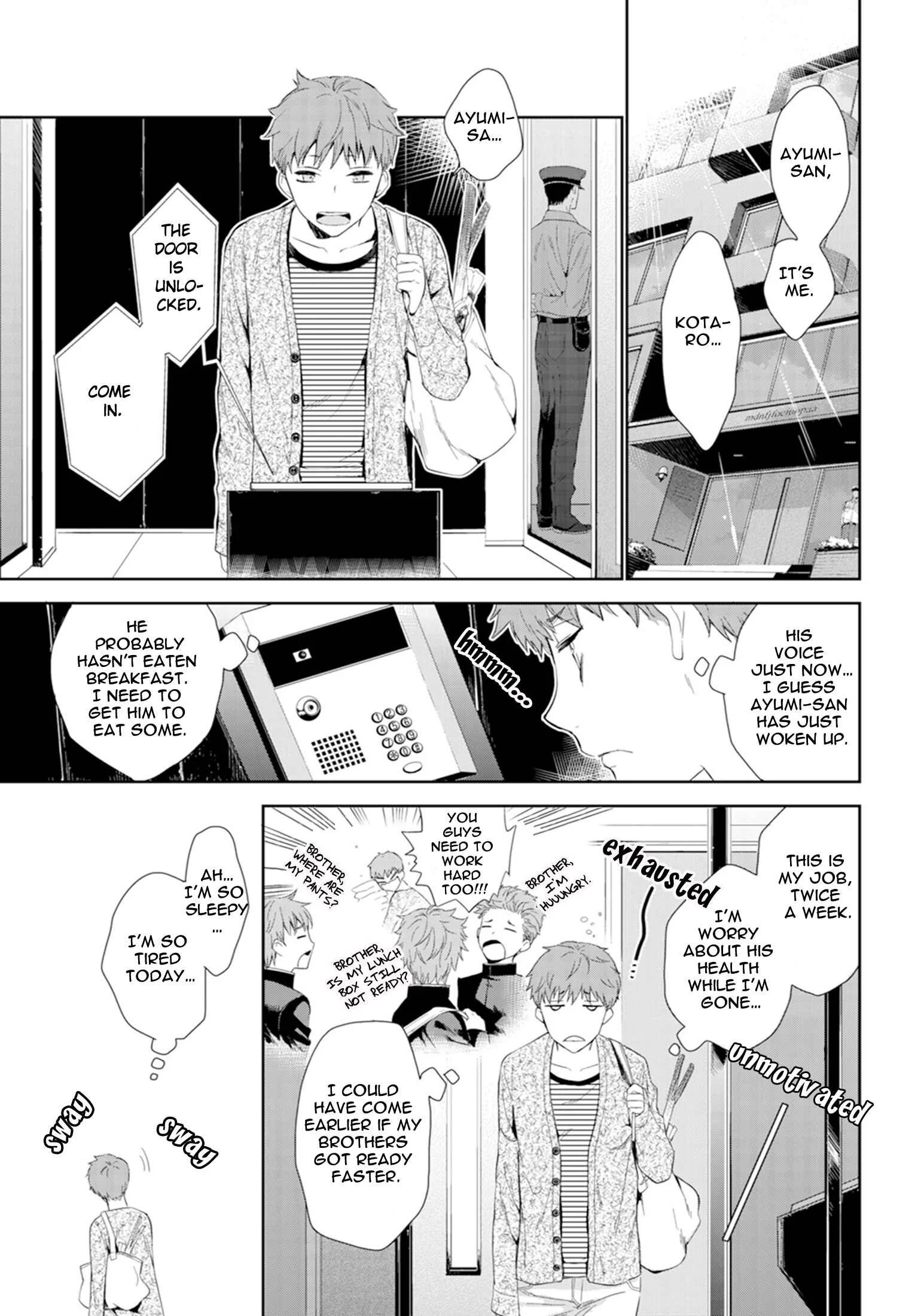 Fushidara na Hanatsumi Otoko Chapter 2: Ayumi-san cares too much! - Page 3