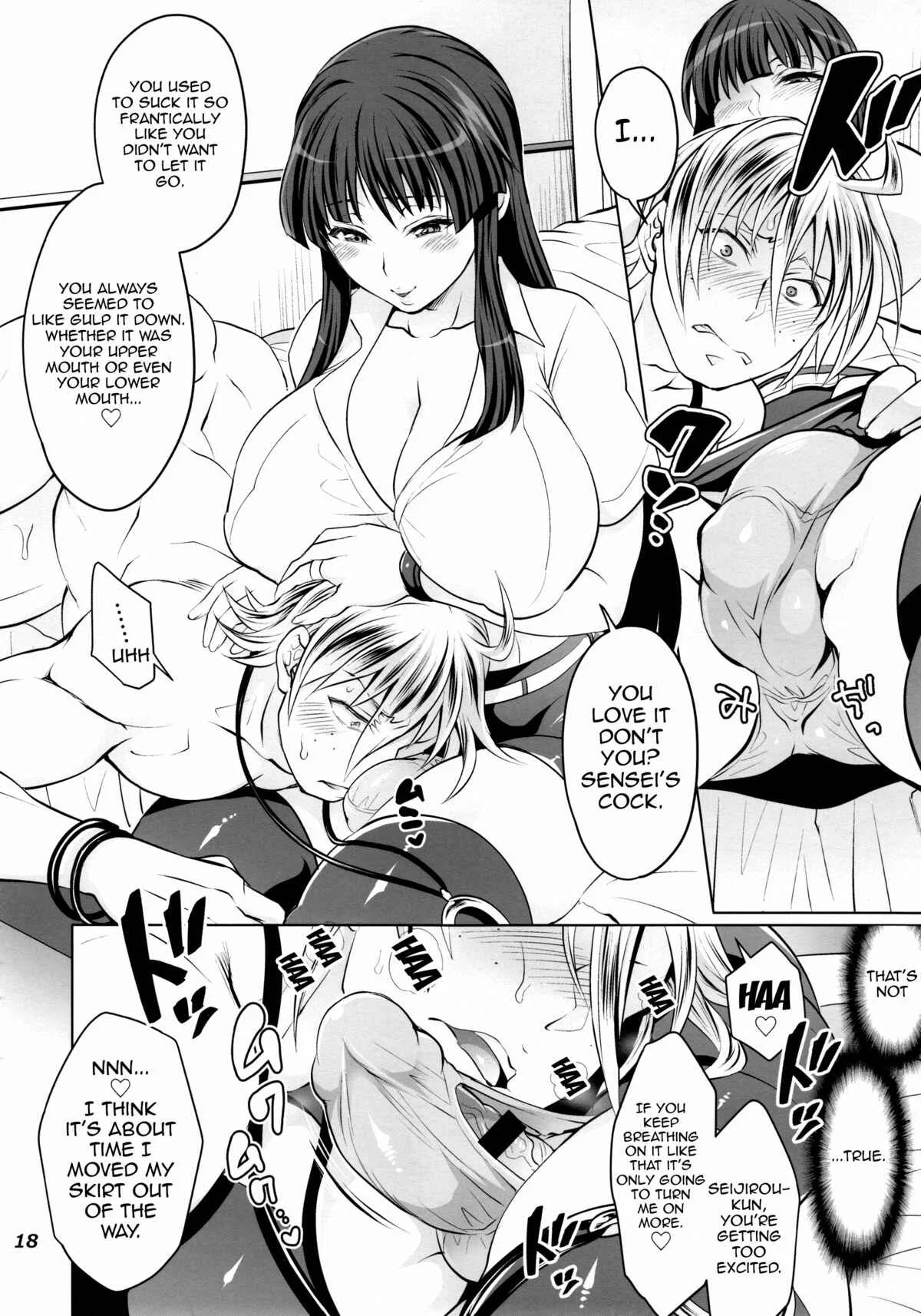 Futanari Yumiko Sensei to Komochi ni natta Ore Chapter 1: Oneshot - Page 18