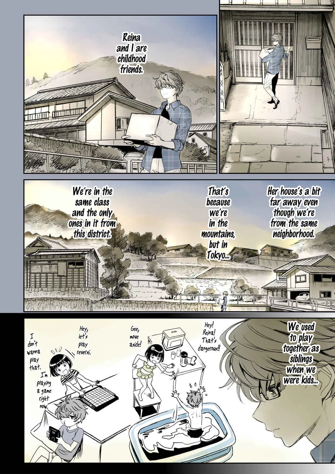 Futari no Aishou Chapter 1: The Affinity Between Us _Sweet and Sticky Sex With My Childhood Friend_ - Prologue - Page 3