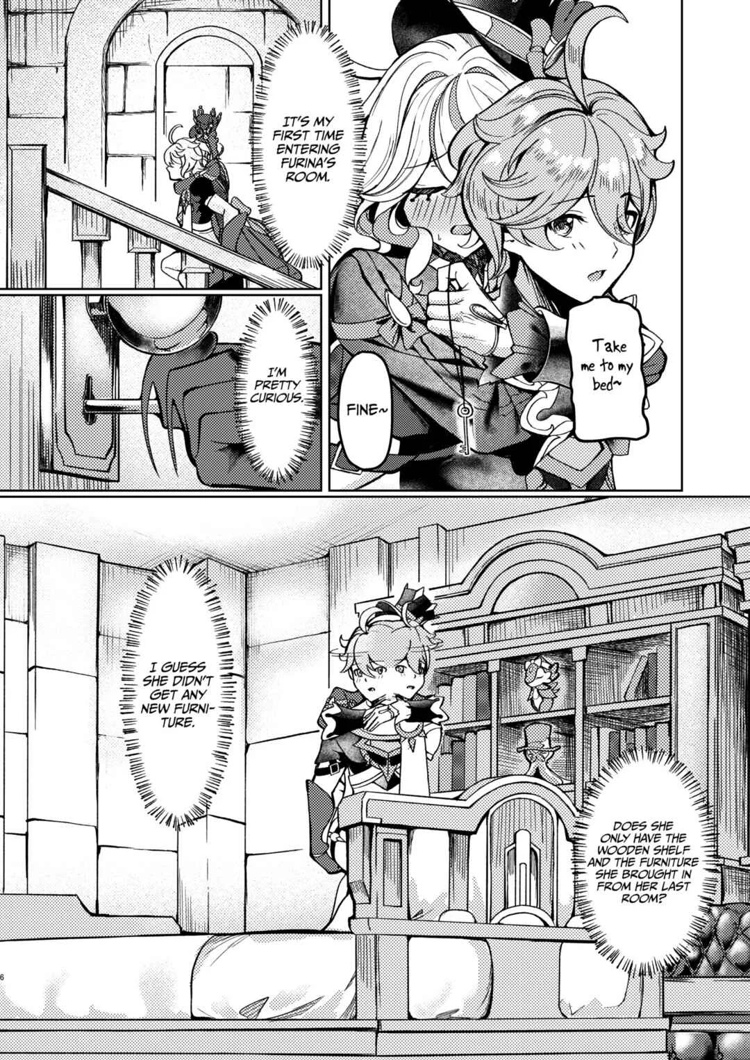 Genshin Impact - Koyoi no Boku wa Kimi dake no Mono (Doujinshi) Chapter 1: Tonight, I’m Only Yours - Page 5