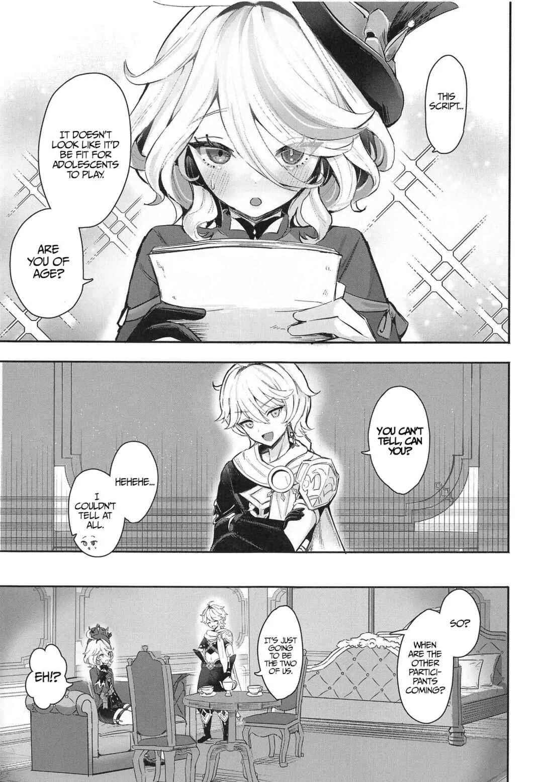 Genshin Impact - Otona no Tetosia (Doujinshi) Chapter 1 - Page 2