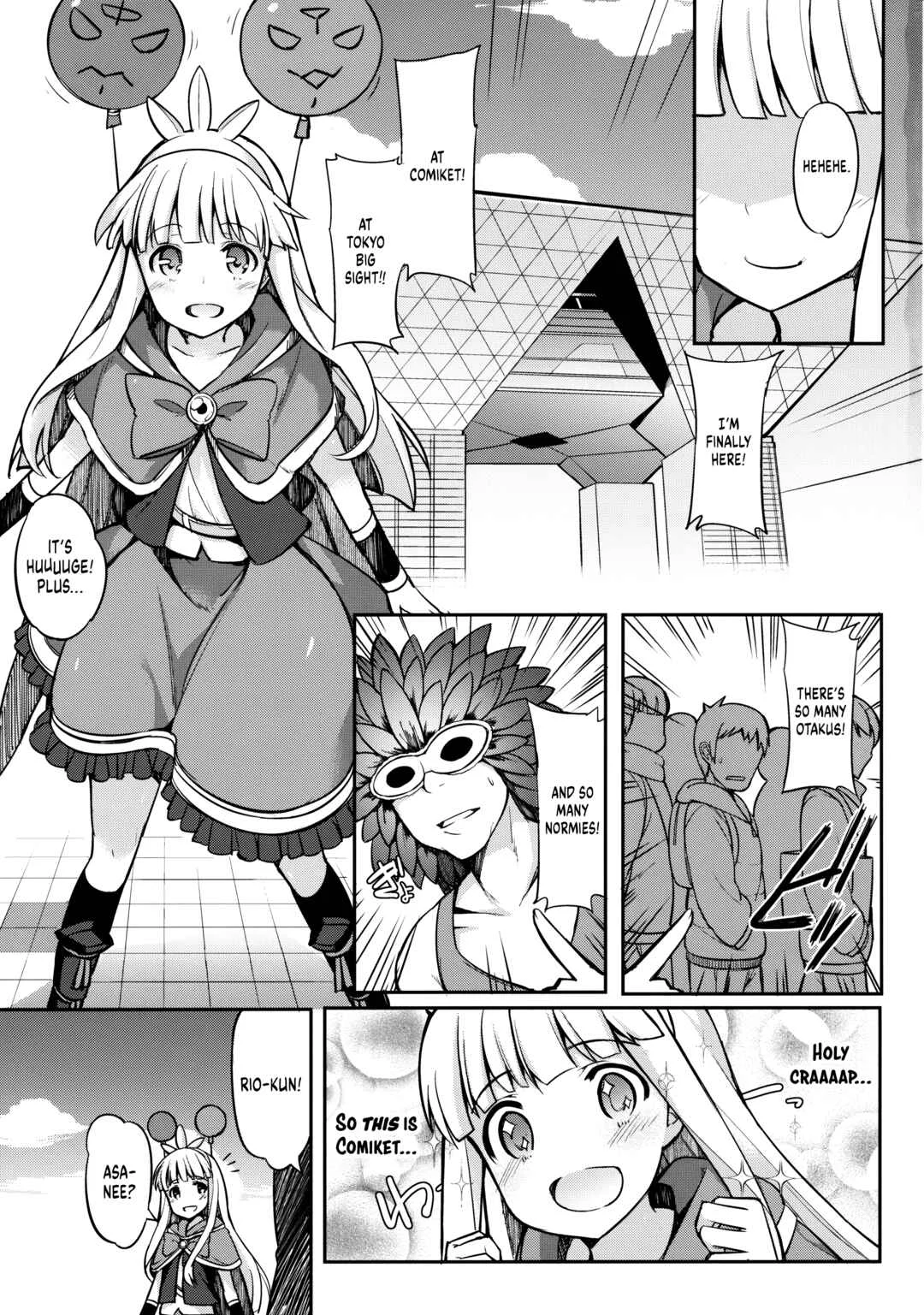 Granblue Fantasy - I Had a Cross Fate Episode at Comiket with an Onee-san I Met on Twitter and Spurted out Something Super Thick Chapter 1 - Page 2