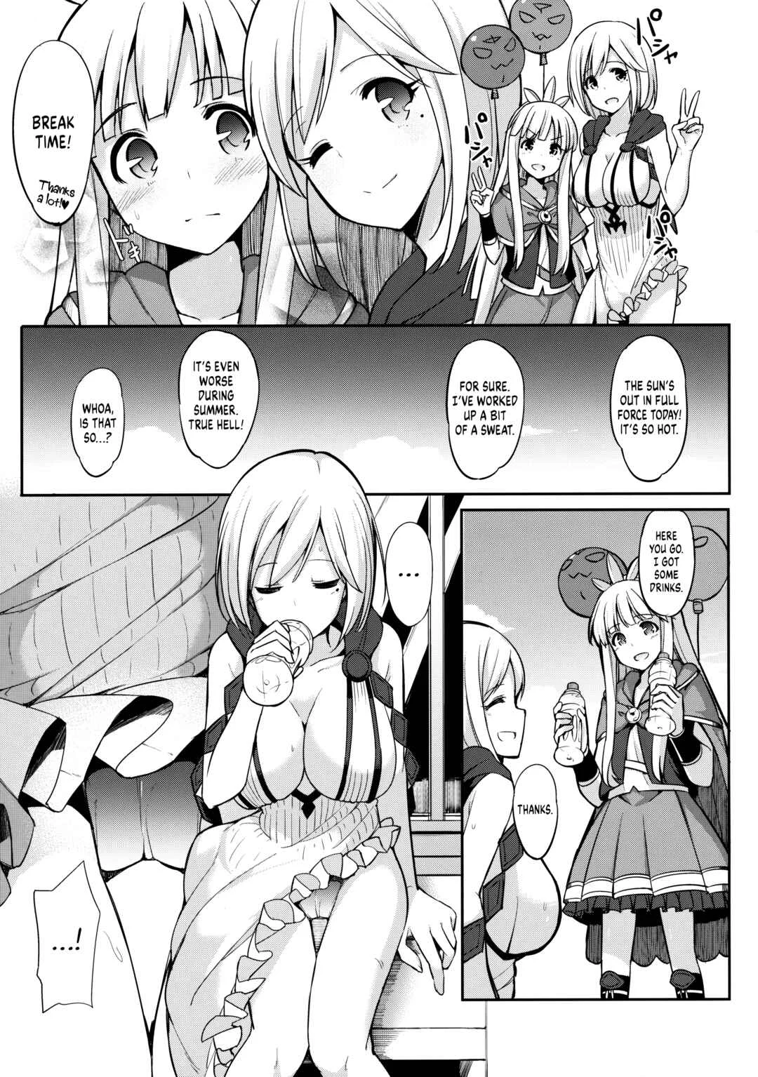 Granblue Fantasy - I Had a Cross Fate Episode at Comiket with an Onee-san I Met on Twitter and Spurted out Something Super Thick Chapter 1 - Page 4