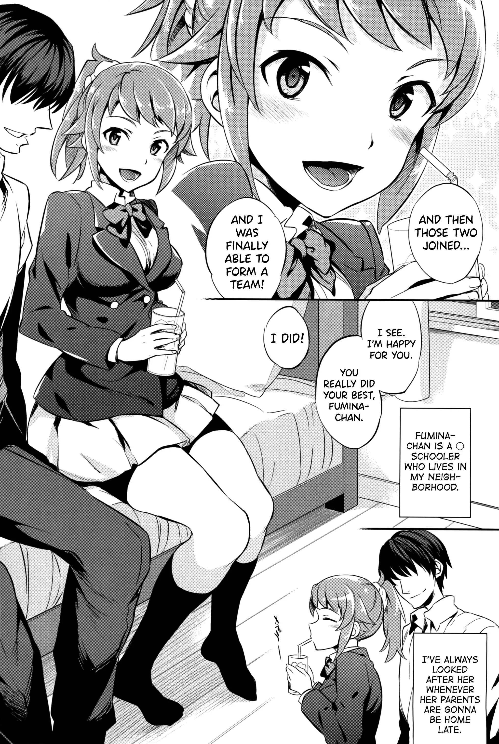 Gundam Build Fighters Try - C9-15 Fumina-senpai to Mob Onii-chan (Doujinshi) Chapter 1 - Page 4