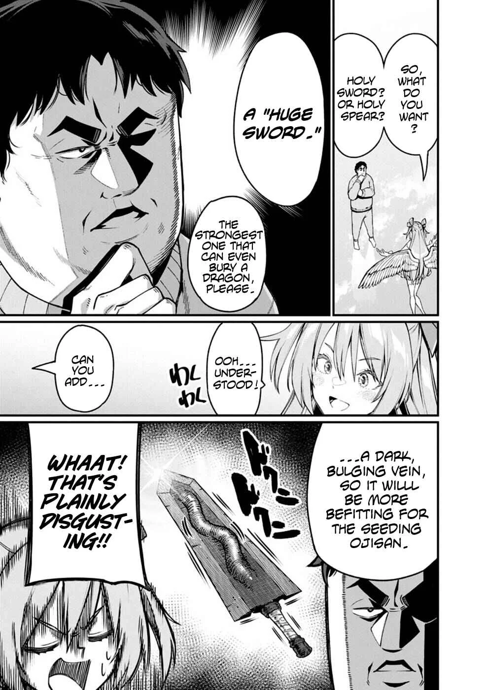 Harem Ou no Isekai Press Manyuuki ~Saikyou Musou no Ojisan wa Arayuru Shuzoku wo Yome ni suru~ Chapter 1 - Page 9