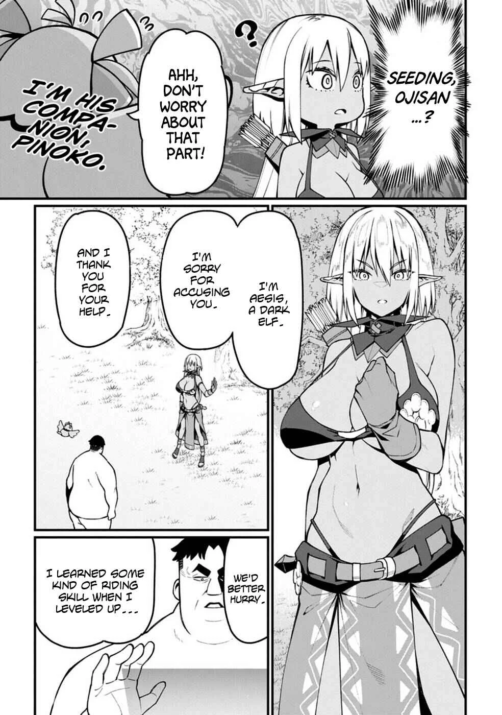 Harem Ou no Isekai Press Manyuuki ~Saikyou Musou no Ojisan wa Arayuru Shuzoku wo Yome ni suru~ Chapter 4 - Page 9