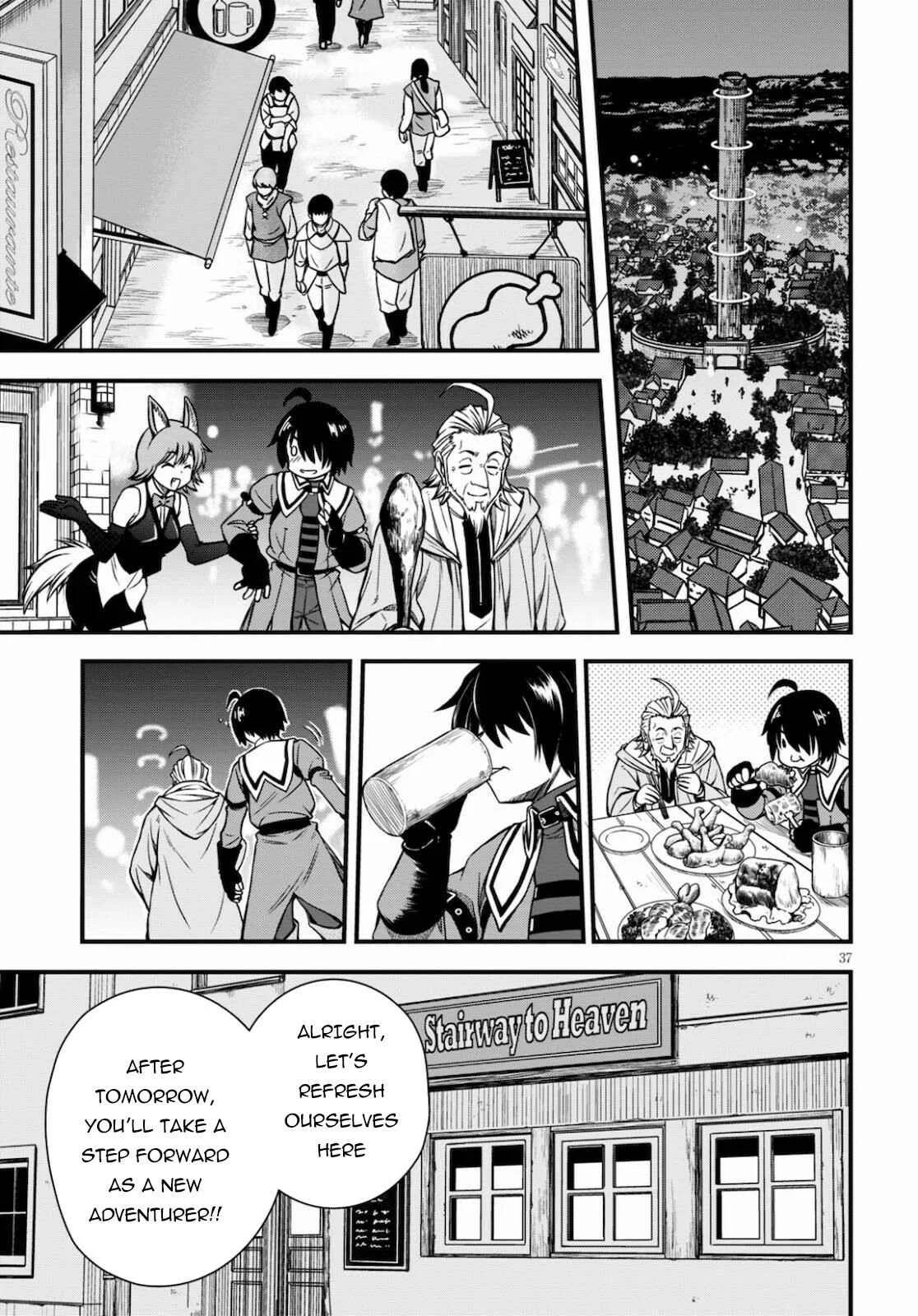 Hazure Aka Madoushi wa Kenja Time ni Musou Suru Chapter 1 - Page 36
