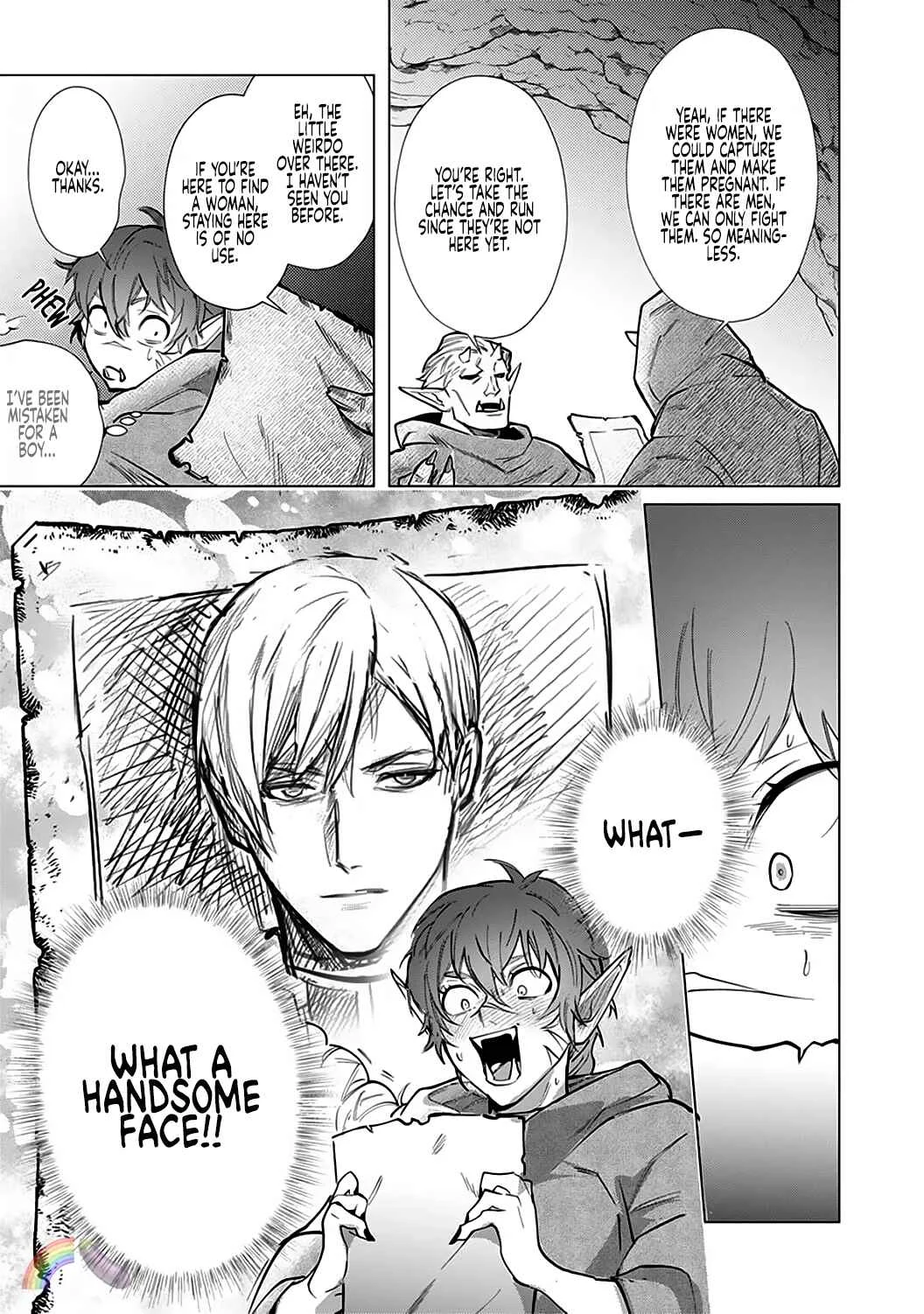 Hazure Shuzoku "Orc" ni Tensei shitara Saikyou Kishi-sama ni Torawaremashite Chapter 1 - Page 11