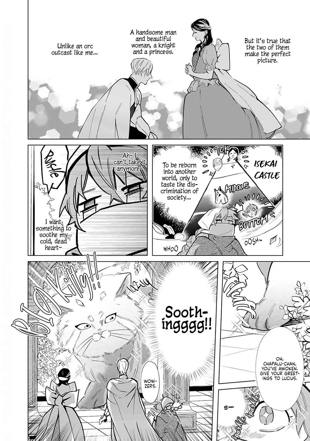 Hazure Shuzoku "Orc" ni Tensei shitara Saikyou Kishi-sama ni Torawaremashite Chapter 2 - Page 10