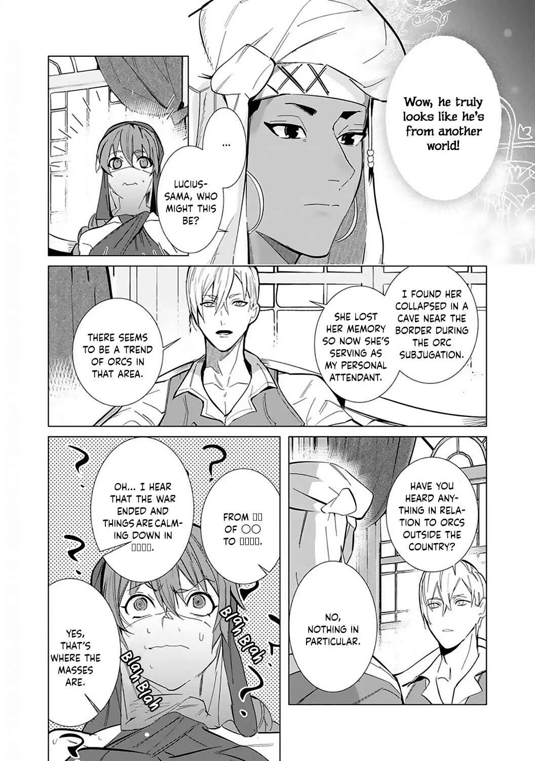 Hazure Shuzoku "Orc" ni Tensei shitara Saikyou Kishi-sama ni Torawaremashite Chapter 3 - Page 6