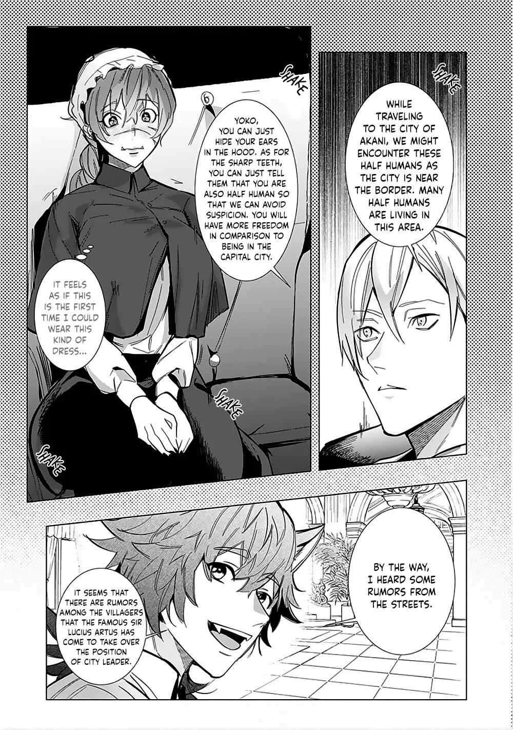 Hazure Shuzoku "Orc" ni Tensei shitara Saikyou Kishi-sama ni Torawaremashite Chapter 4 - Page 9