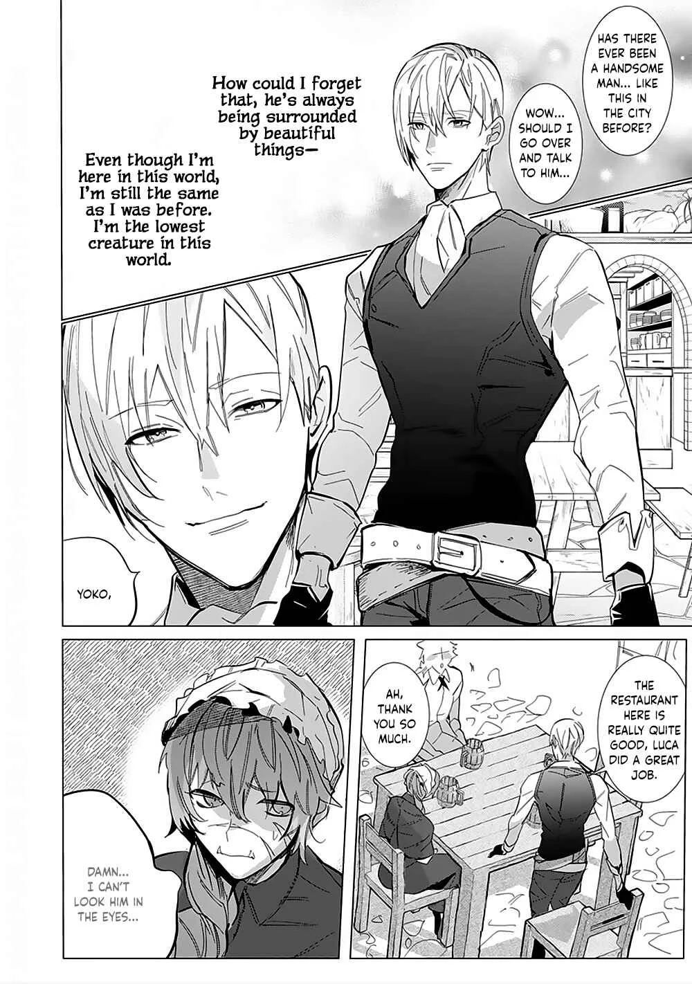 Hazure Shuzoku "Orc" ni Tensei shitara Saikyou Kishi-sama ni Torawaremashite Chapter 4 - Page 24