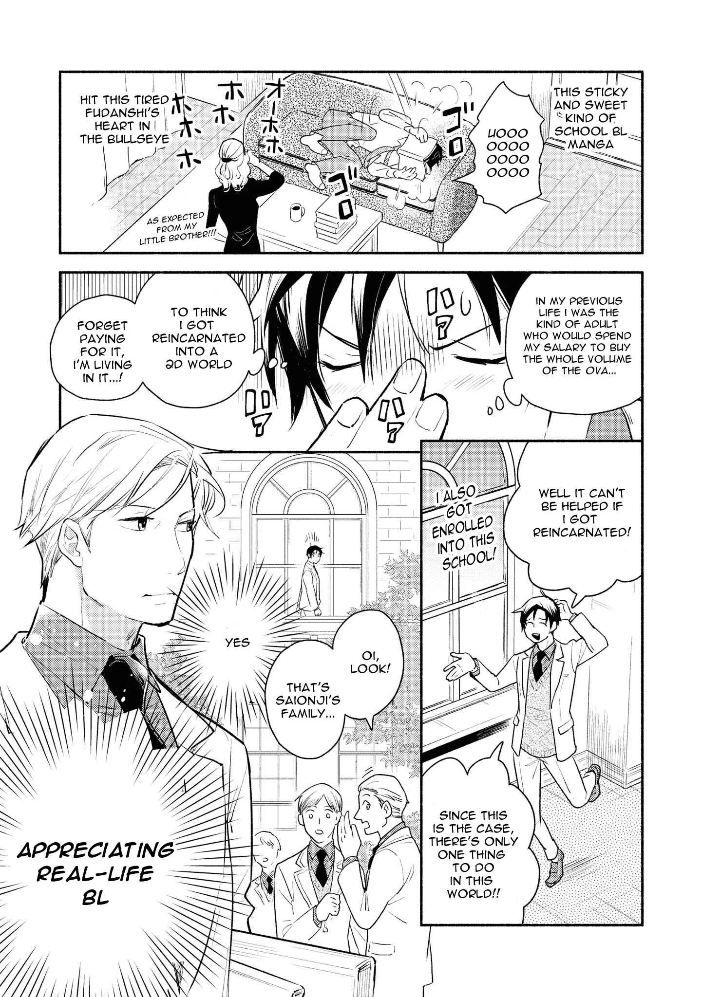Heibon na Ore dakedo Isekai de Dekiai Saretemasu Chapter 3: The Result of Fudanshi Reincarnated as the Leader of Protection Squad in BL Manga - Page 8