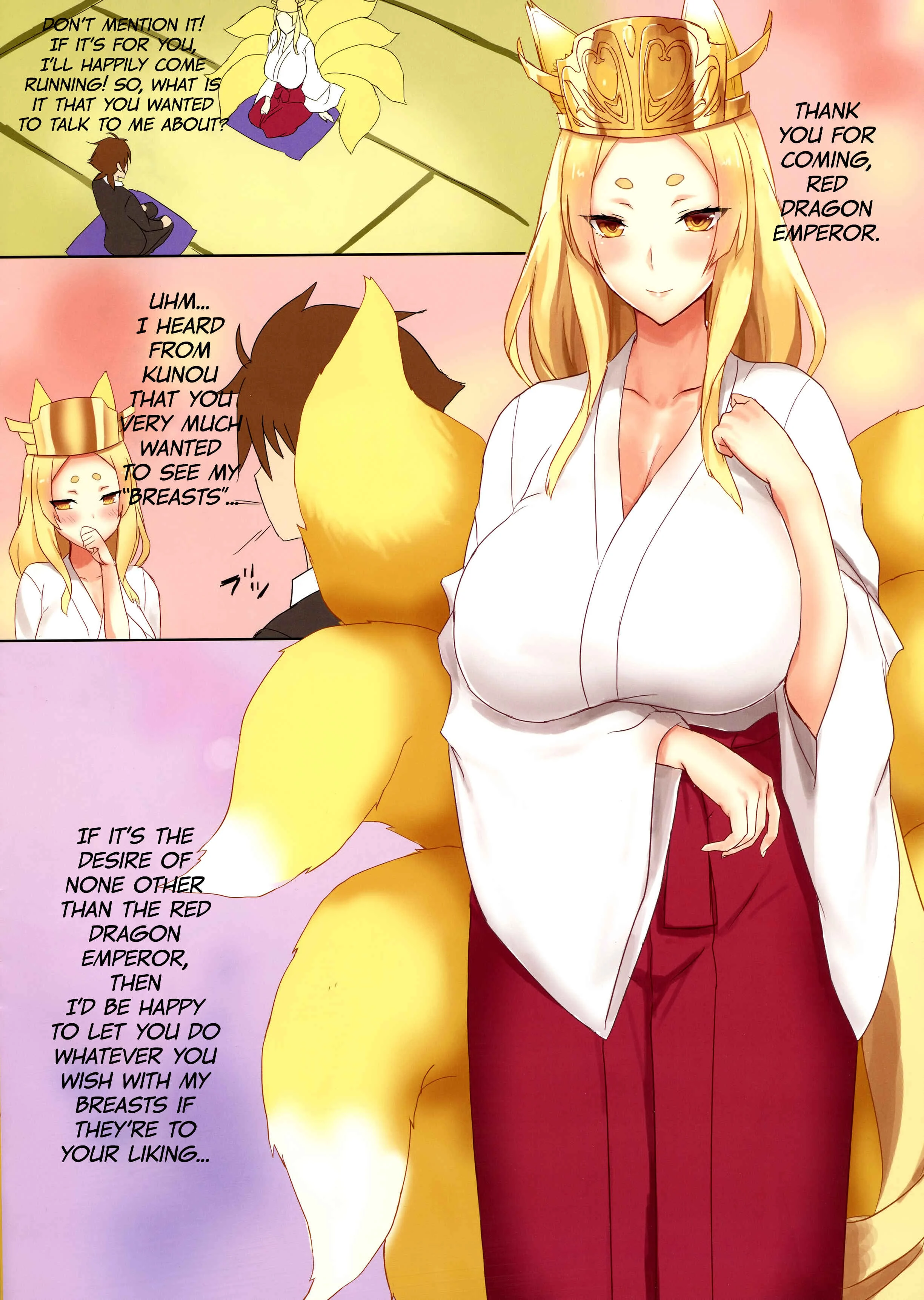 High School DxD - Yasaka-san no Oppai (Doujinshi) Chapter 1: Oneshot - Page 2
