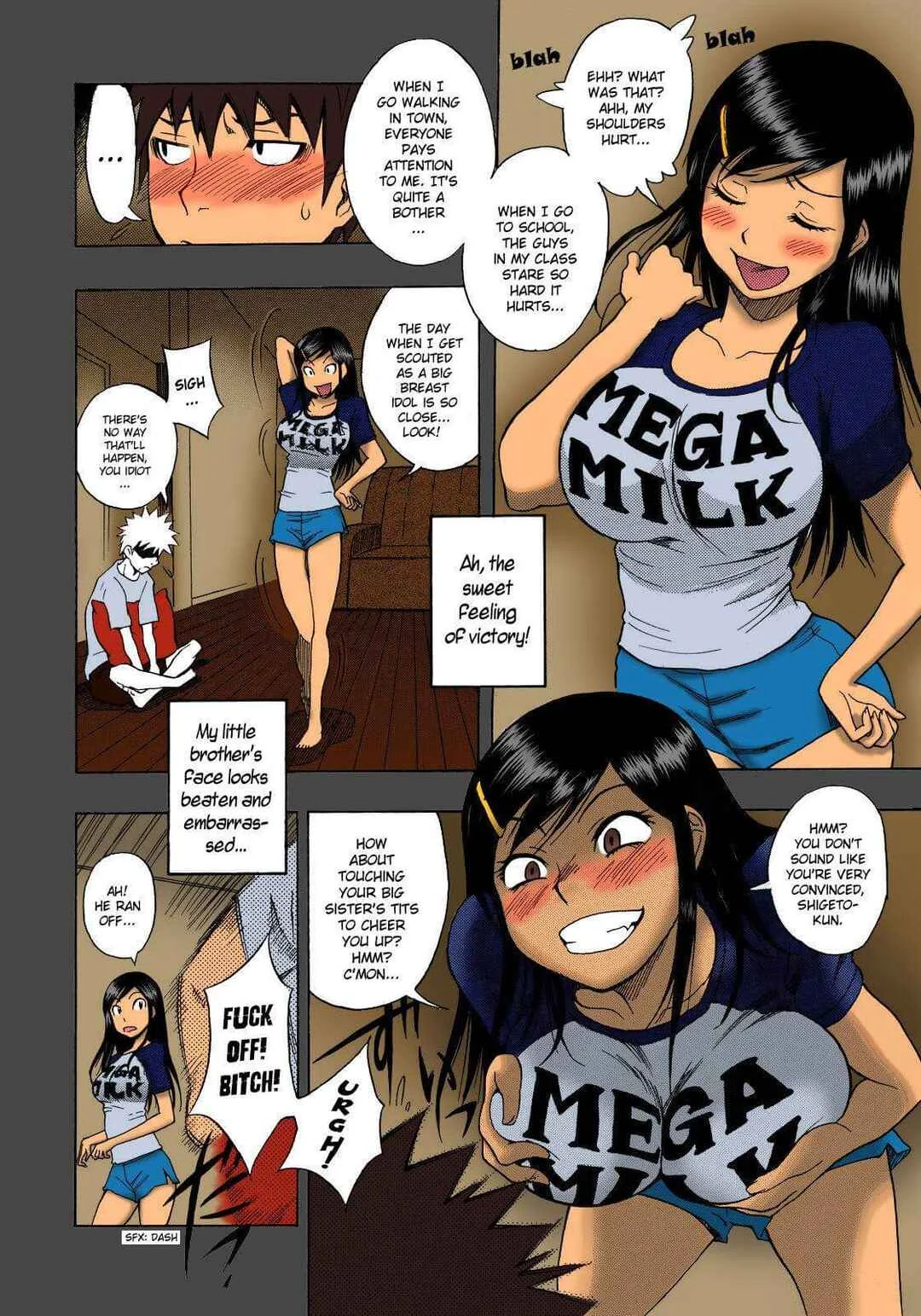 Hinnyuu Kyonyuu History (Fan Colored) Chapter 1 - Page 7
