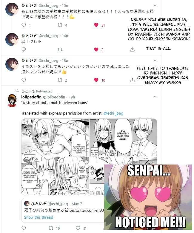 Hitoiki's Twitter Shorts Collection Chapter 1: The Twins' Battle - Page 7