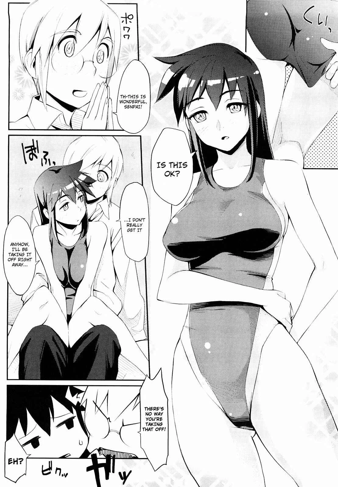 Houkago Strawberry Dildo Chapter 4: Girlfriend Changing into a (Swimming Race) Swimsuit - Page 6